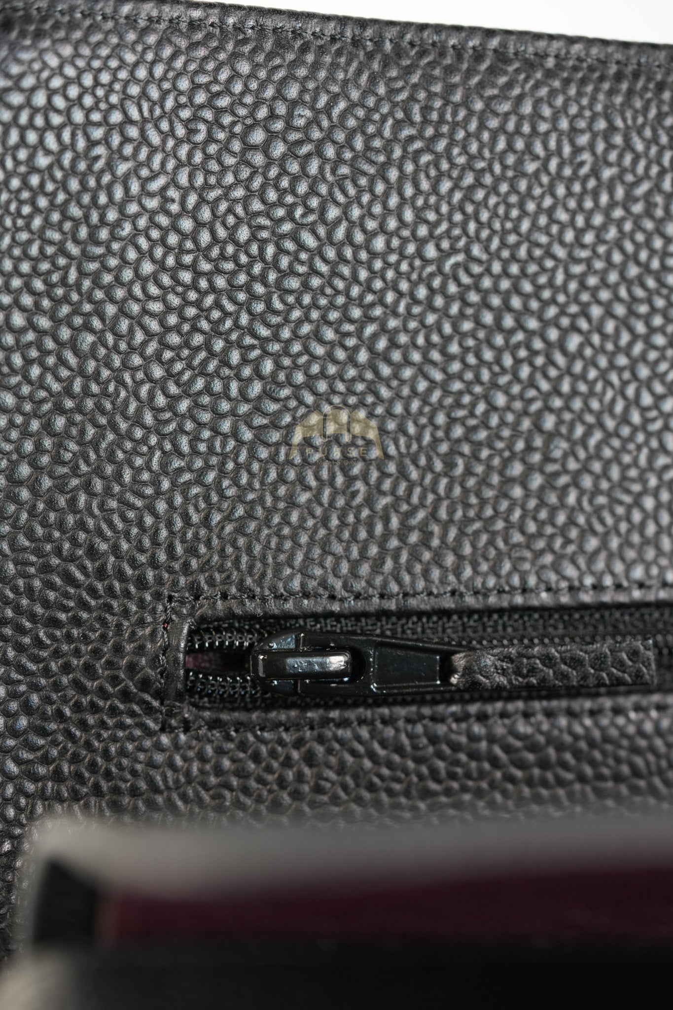 Classic Double Flap Medium in Black Quilted Caviar Leather and Gold Hardware Series 28 | Purse Maison Luxury Bags Shop