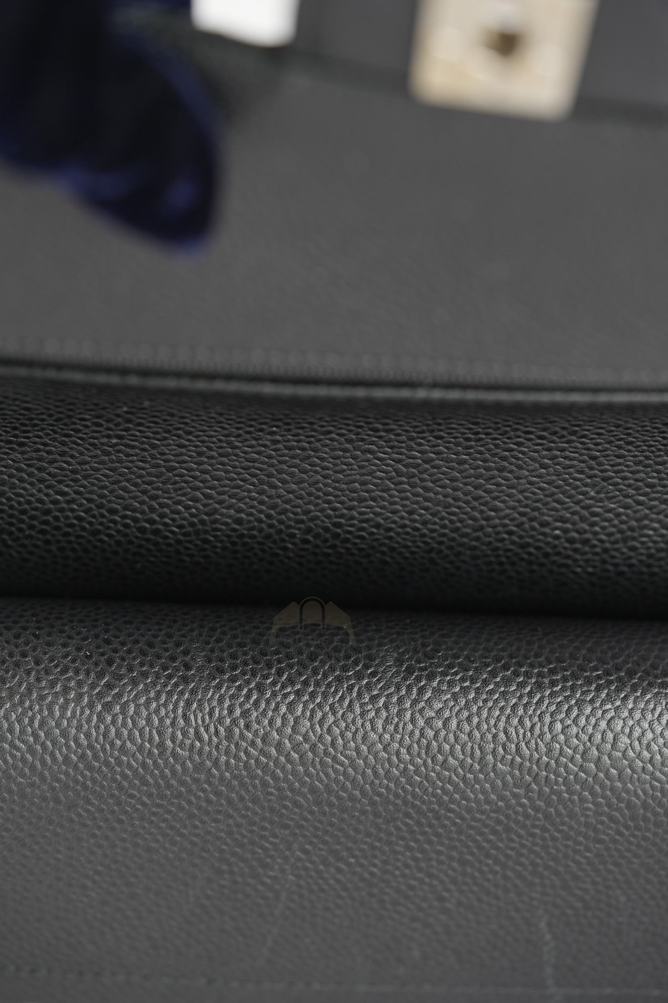 Classic Double Flap Medium in Black Quilted Caviar Leather and Silver Hardware Series 17 | Purse Maison Luxury Bags Shop