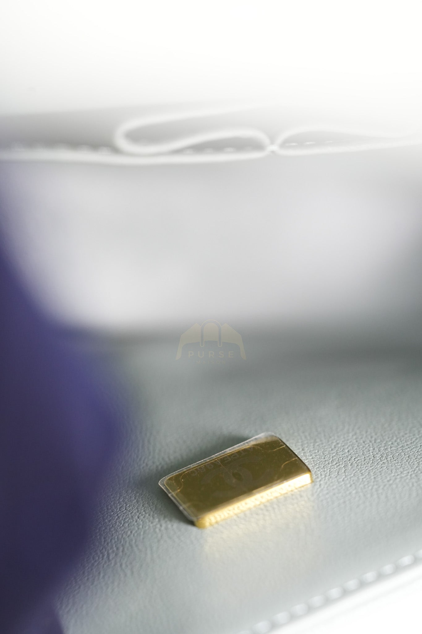 Classic Double Flap Medium in Mint Green Quilted Caviar Leather & Light Gold Hardware Microchip | Purse Maison Luxury Bags Shop