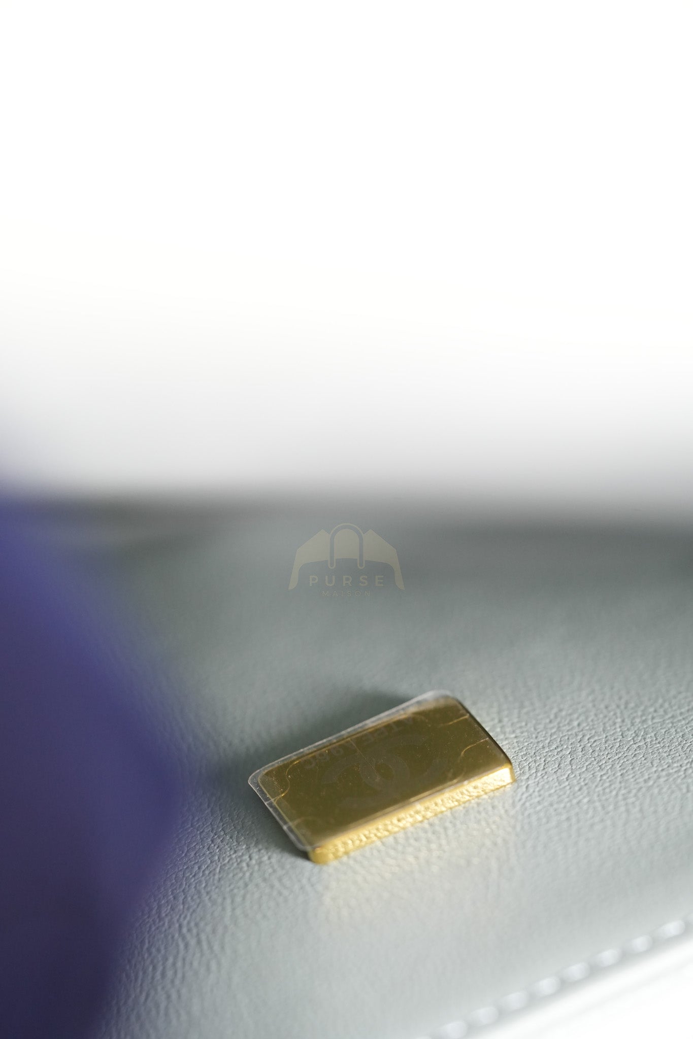 Classic Double Flap Medium in Mint Green Quilted Caviar Leather & Light Gold Hardware Microchip | Purse Maison Luxury Bags Shop