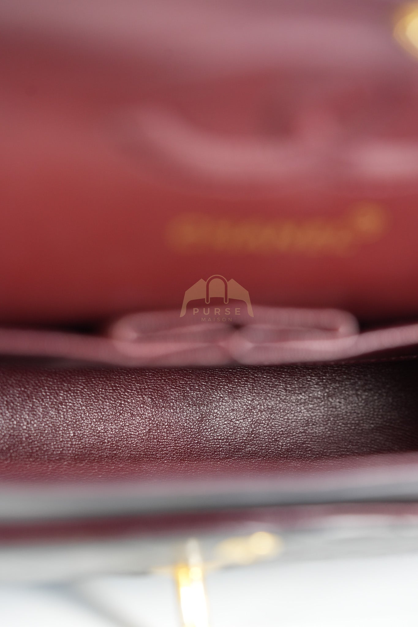 Classic Double Flap Medium Vintage in Lambskin Quilted Leather and Gold Hardware Series 1 | Purse Maison Luxury Bags Shop