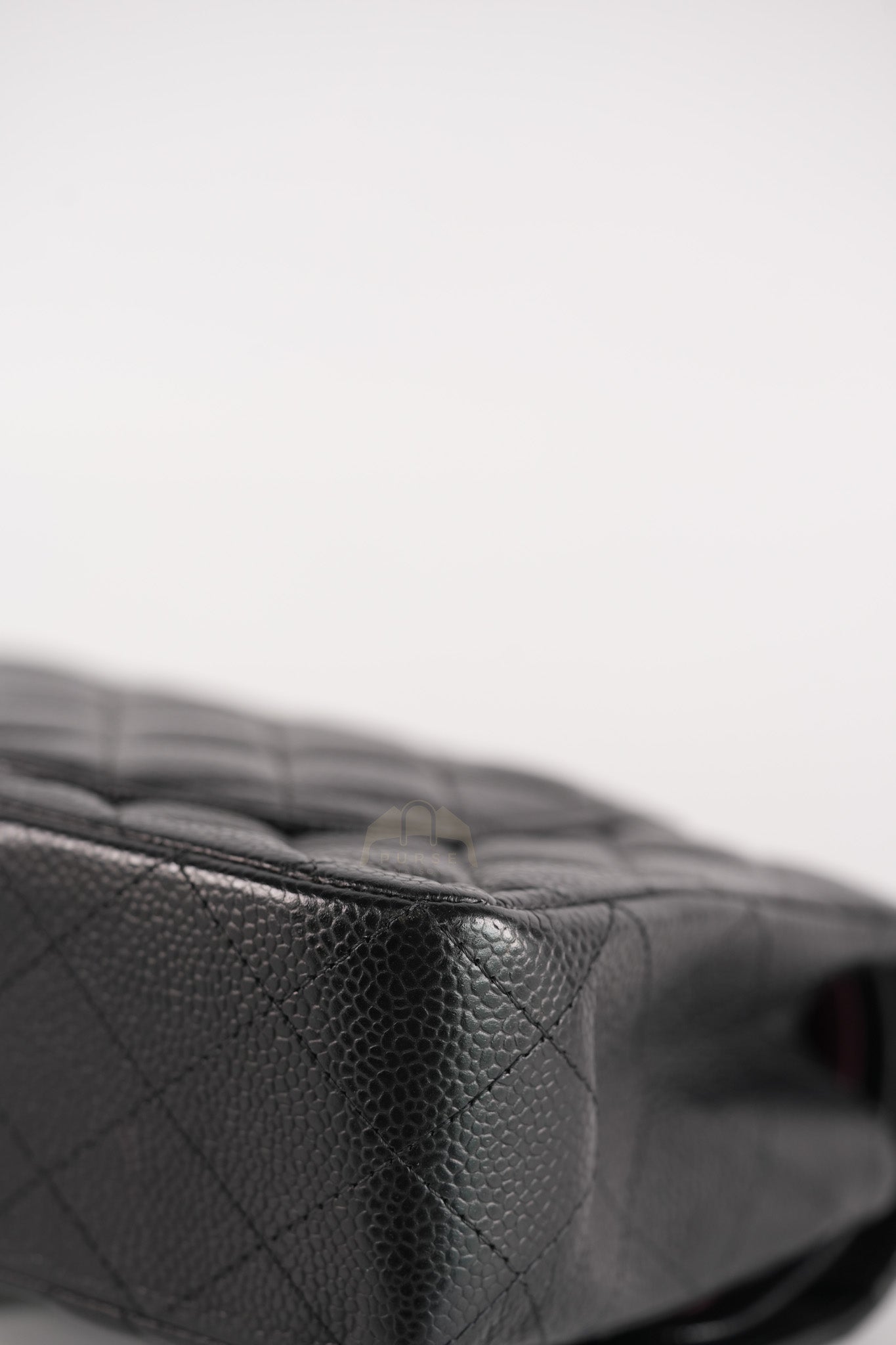 Classic Double Flap Small in Black Caviar Leather and Silver Hardware (Microchip) | Purse Maison Luxury Bags Shop