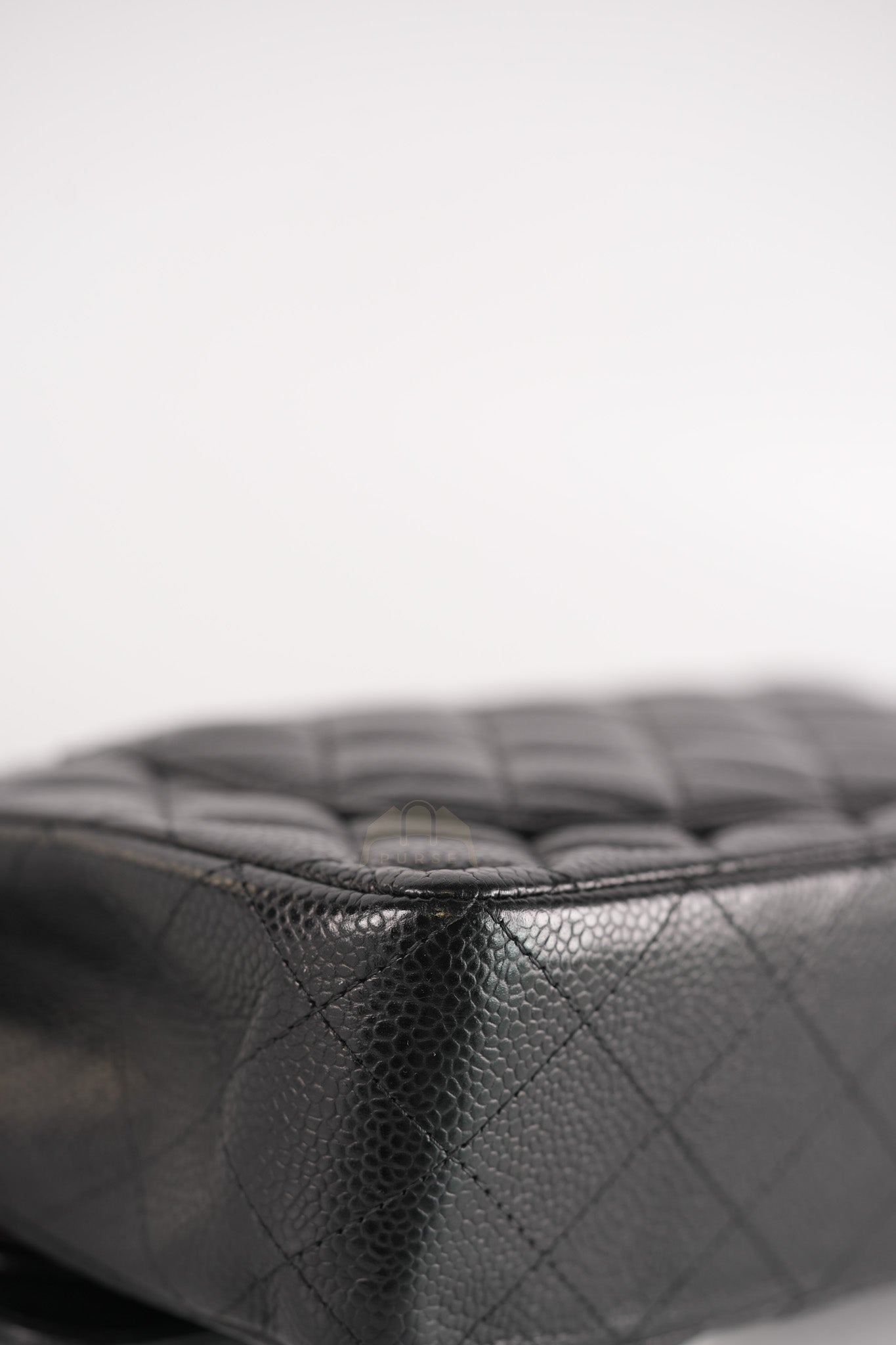 Classic Double Flap Small in Black Caviar Leather and Silver Hardware (Microchip) | Purse Maison Luxury Bags Shop