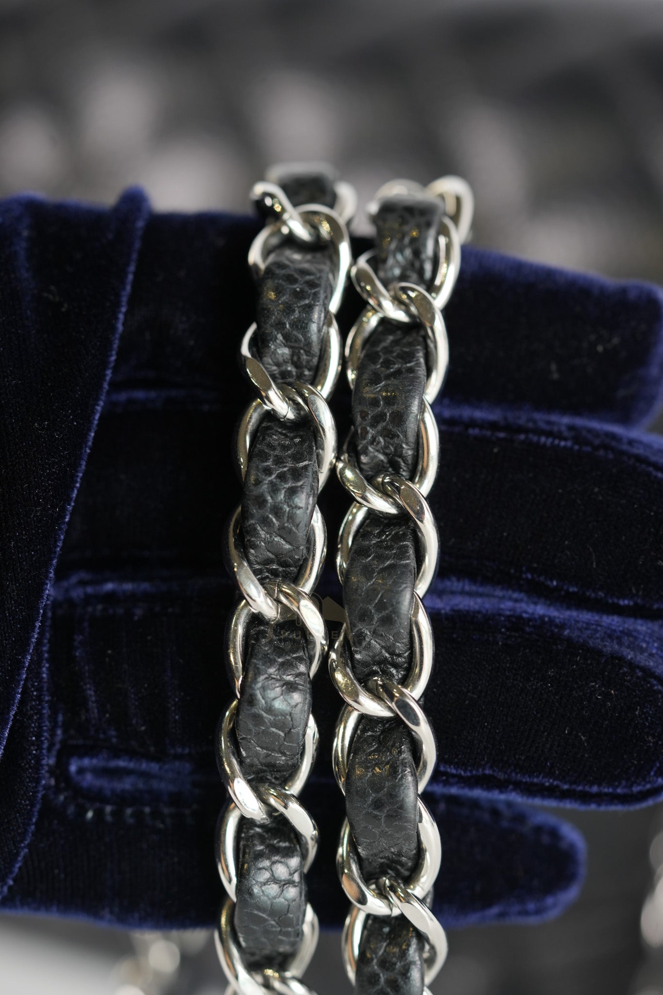 Classic Double Flap Small in Black Caviar Leather and Silver Hardware (Microchip) | Purse Maison Luxury Bags Shop