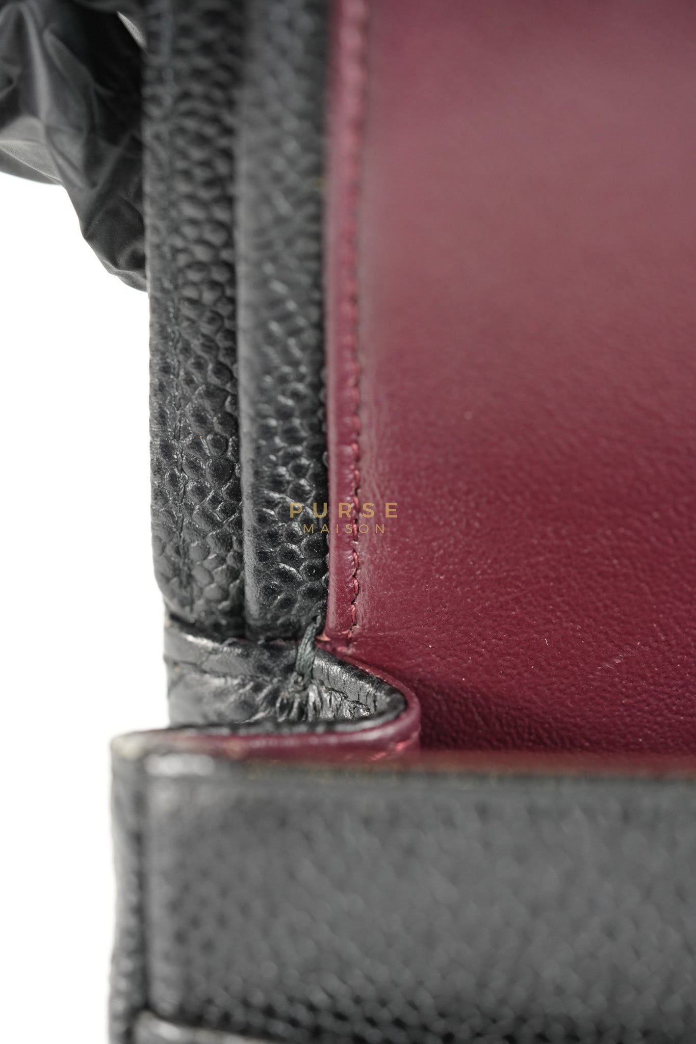 Classic Double Flap Medium in Black Caviar Leather & Gold Hardware Series 20 | Purse Maison Luxury Bags Shop