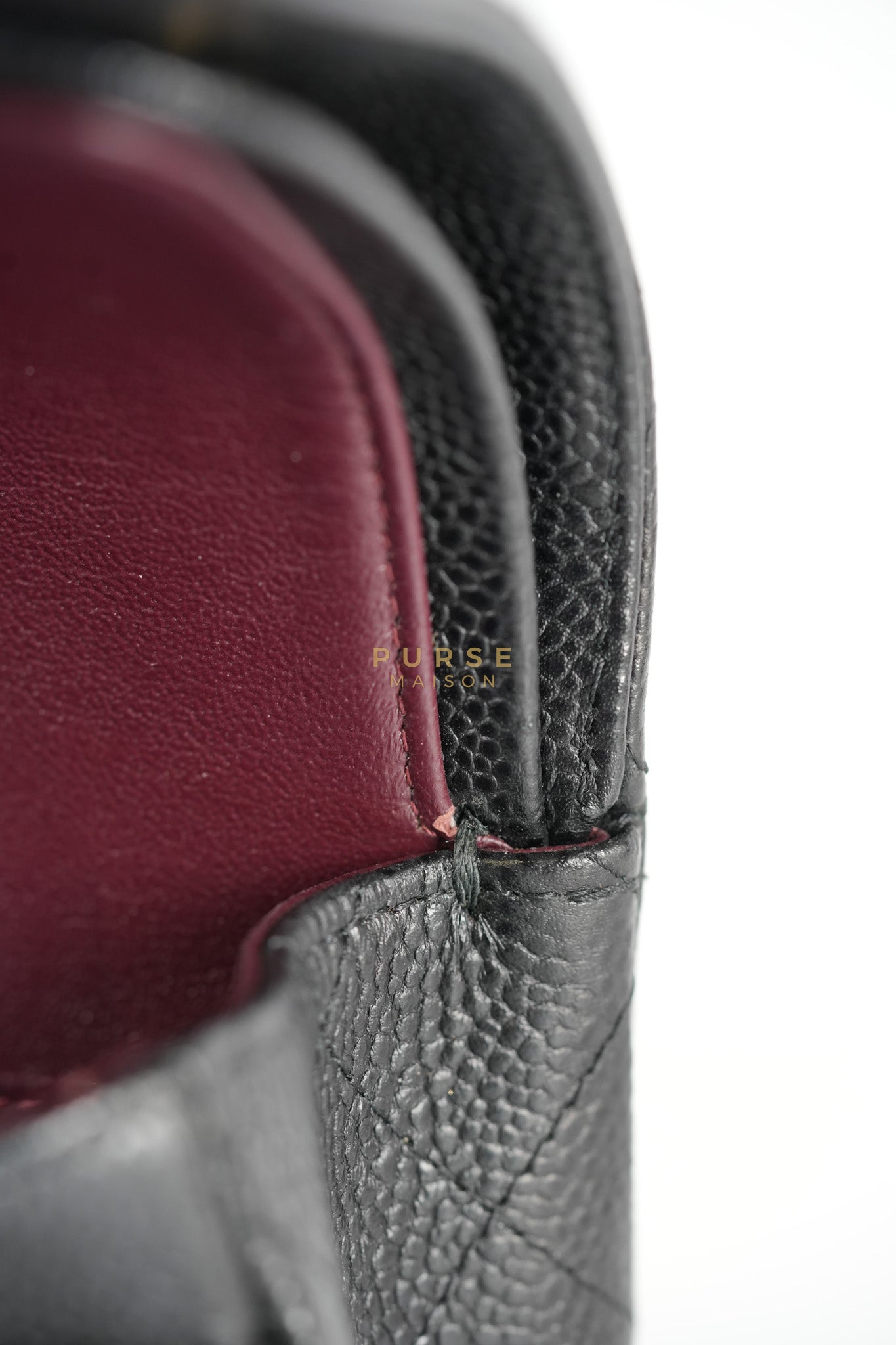 Classic Double Flap Medium in Black Caviar Leather & Gold Hardware Series 20 | Purse Maison Luxury Bags Shop