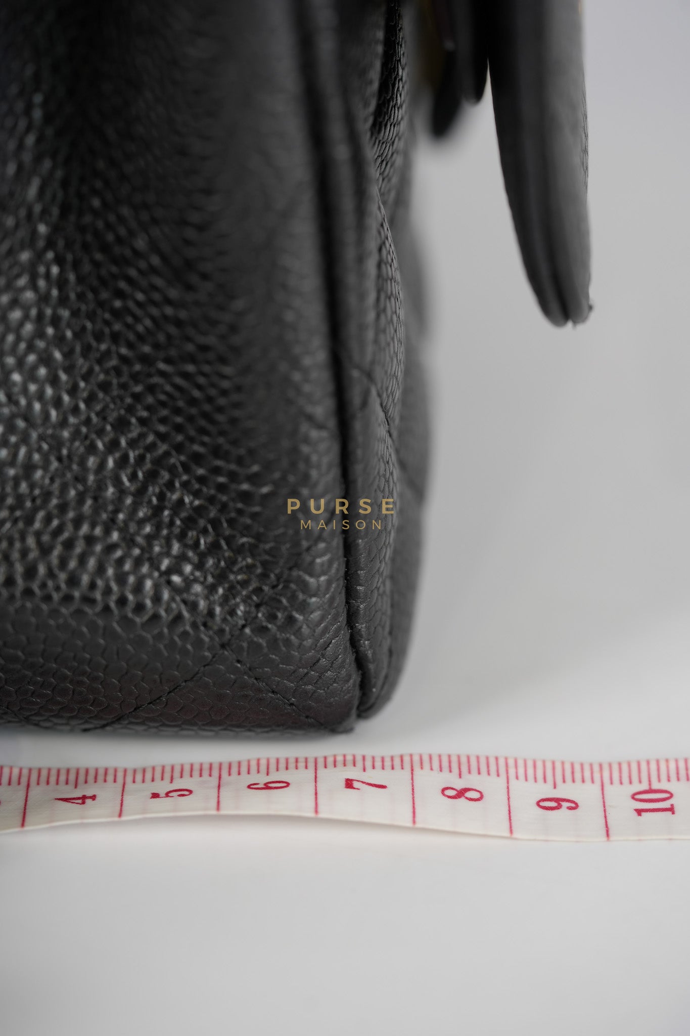 Classic Double Flap Medium in Black Caviar Leather & Gold Hardware Series 20 | Purse Maison Luxury Bags Shop