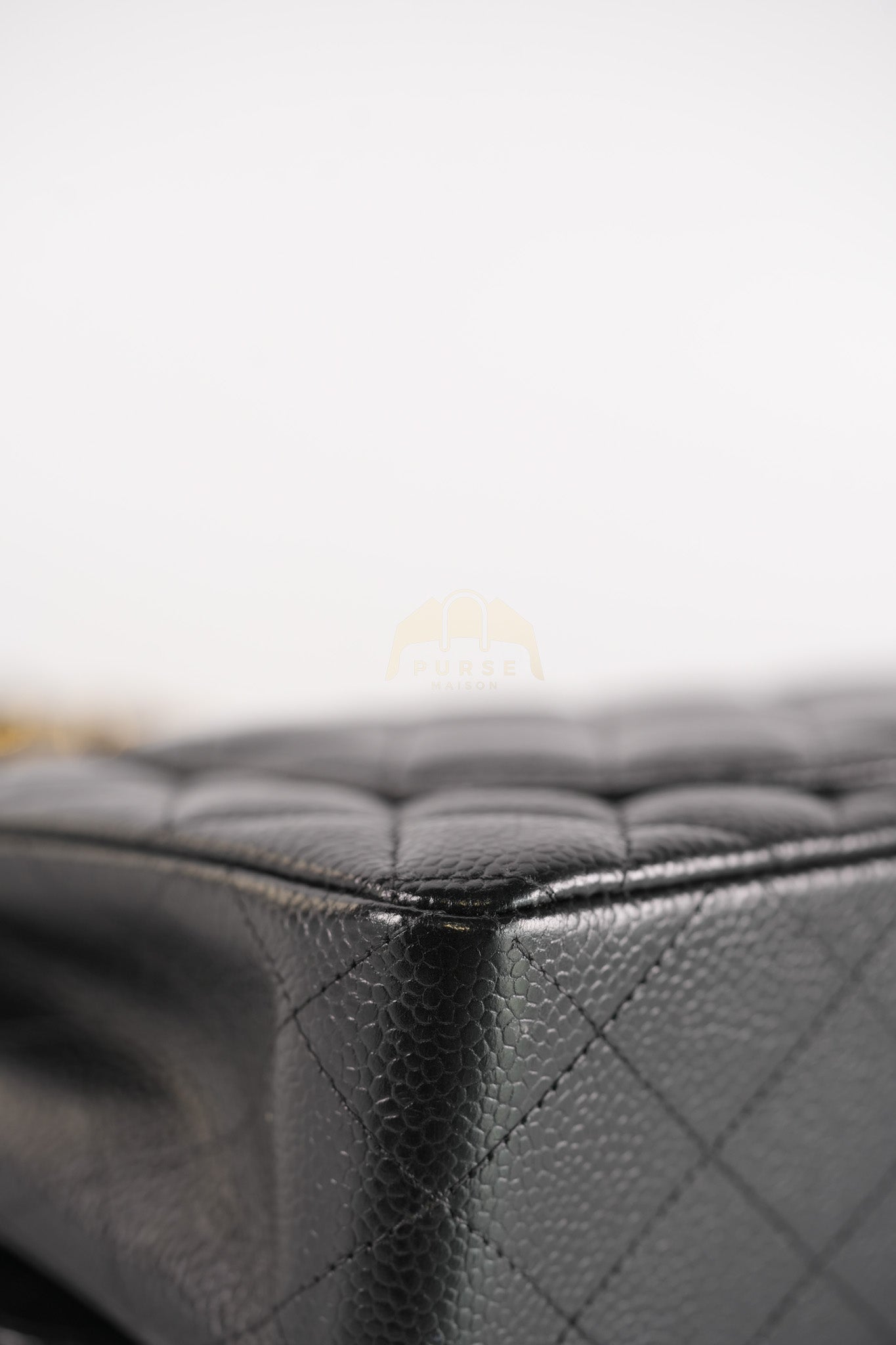 Classic Double Flap Small in Black Caviar Leather & Gold Hardware Series 29 | Purse Maison Luxury Bags Shop