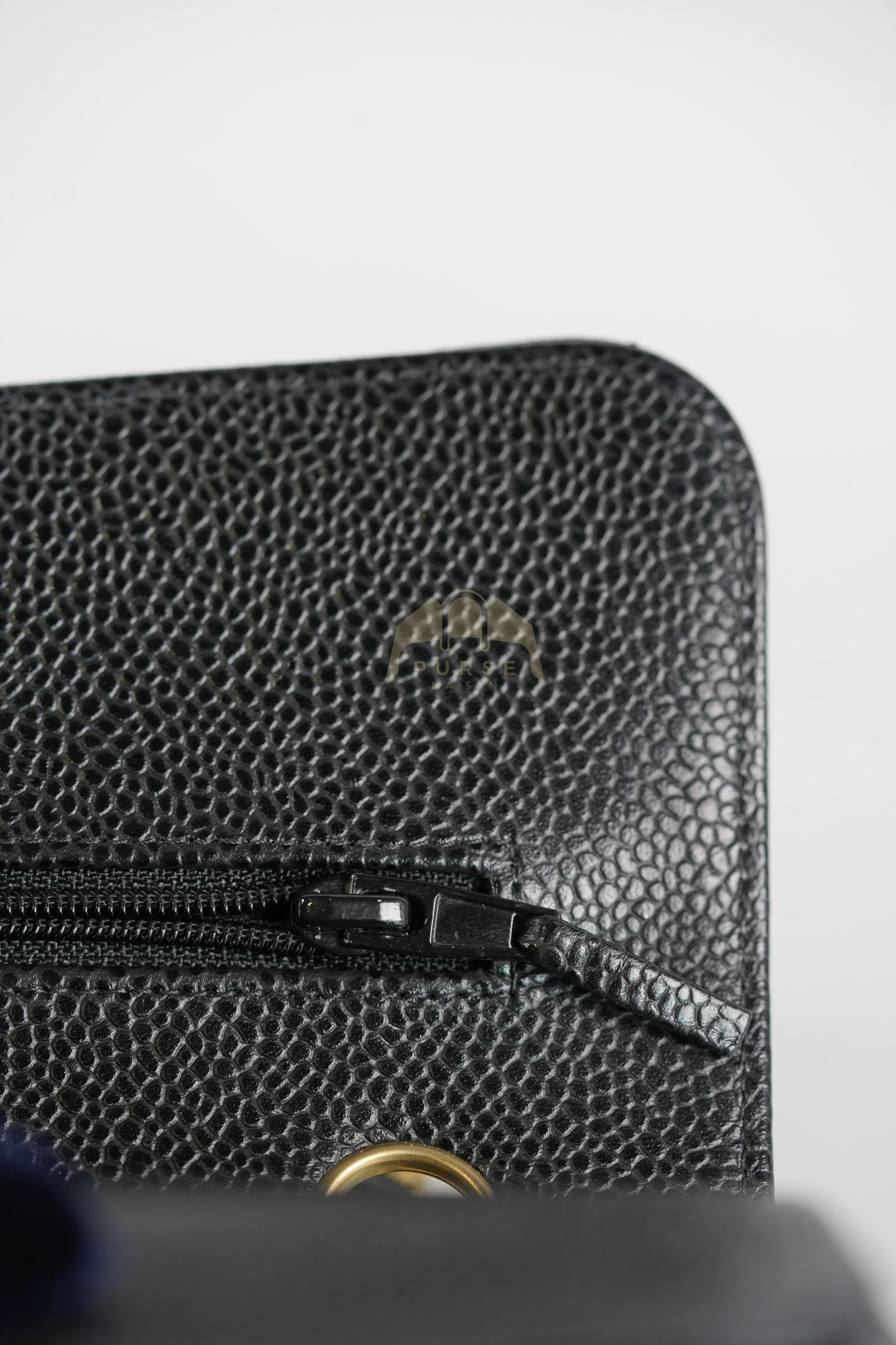 Classic Double Flap Small in Black Caviar Leather & Gold Hardware Series 29 | Purse Maison Luxury Bags Shop