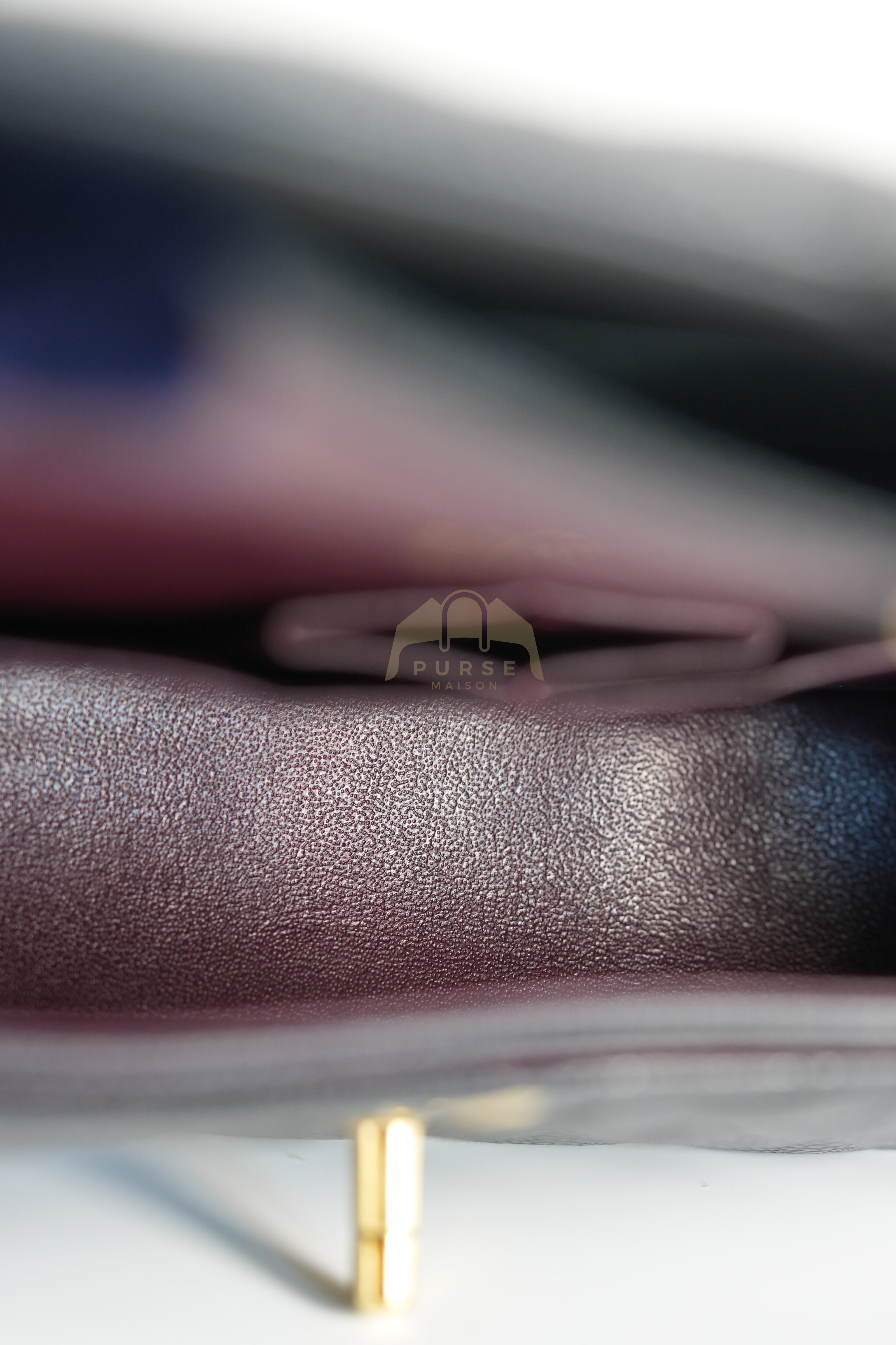 Classic Double Flap Small in Black Quilted Caviar Leather and Gold Hardware Series 28 | Purse Maison Luxury Bags Shop