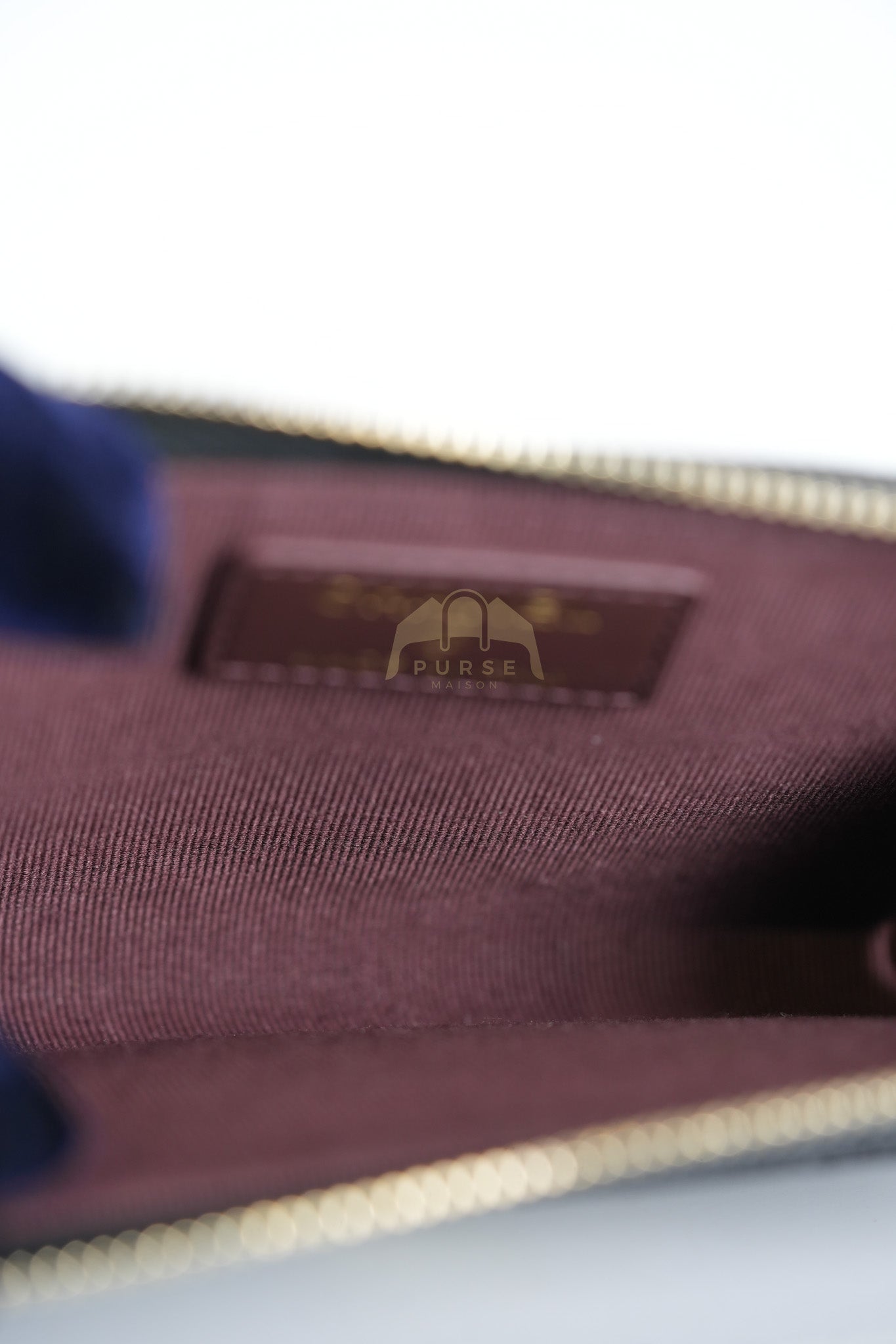 Classic L-Shaped Coin Card Case in Black Quilted Caviar Leather and Light Gold Hardware (Microchip) | Purse Maison Luxury Bags Shop