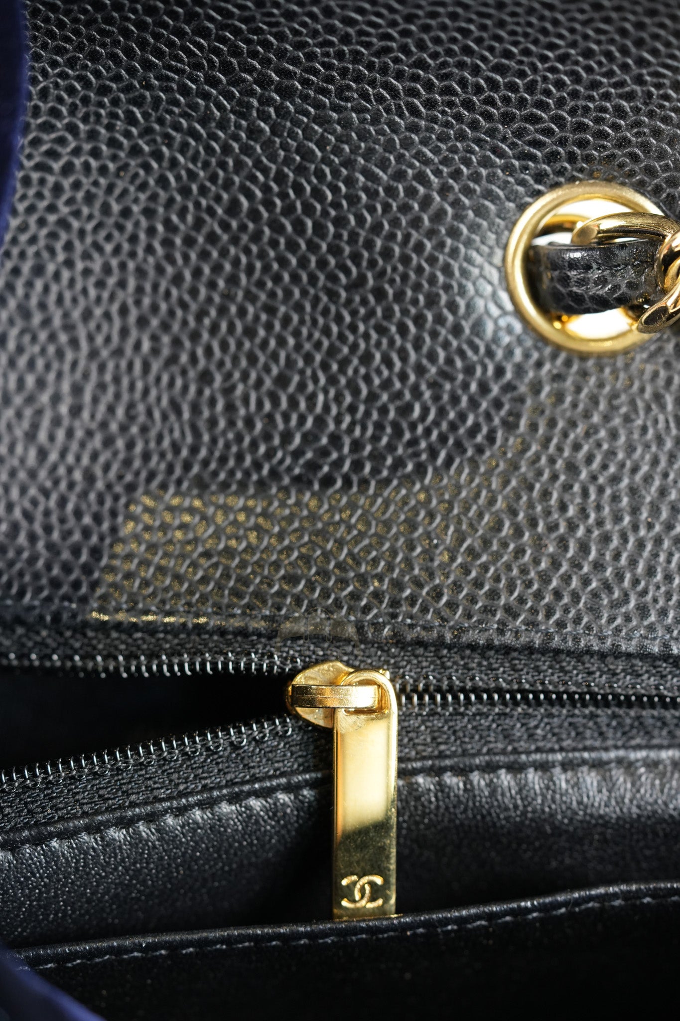 Classic Single Flap Jumbo in Black Caviar Leather Gold Hardware (Series 14) | Purse Maison Luxury Bags Shop
