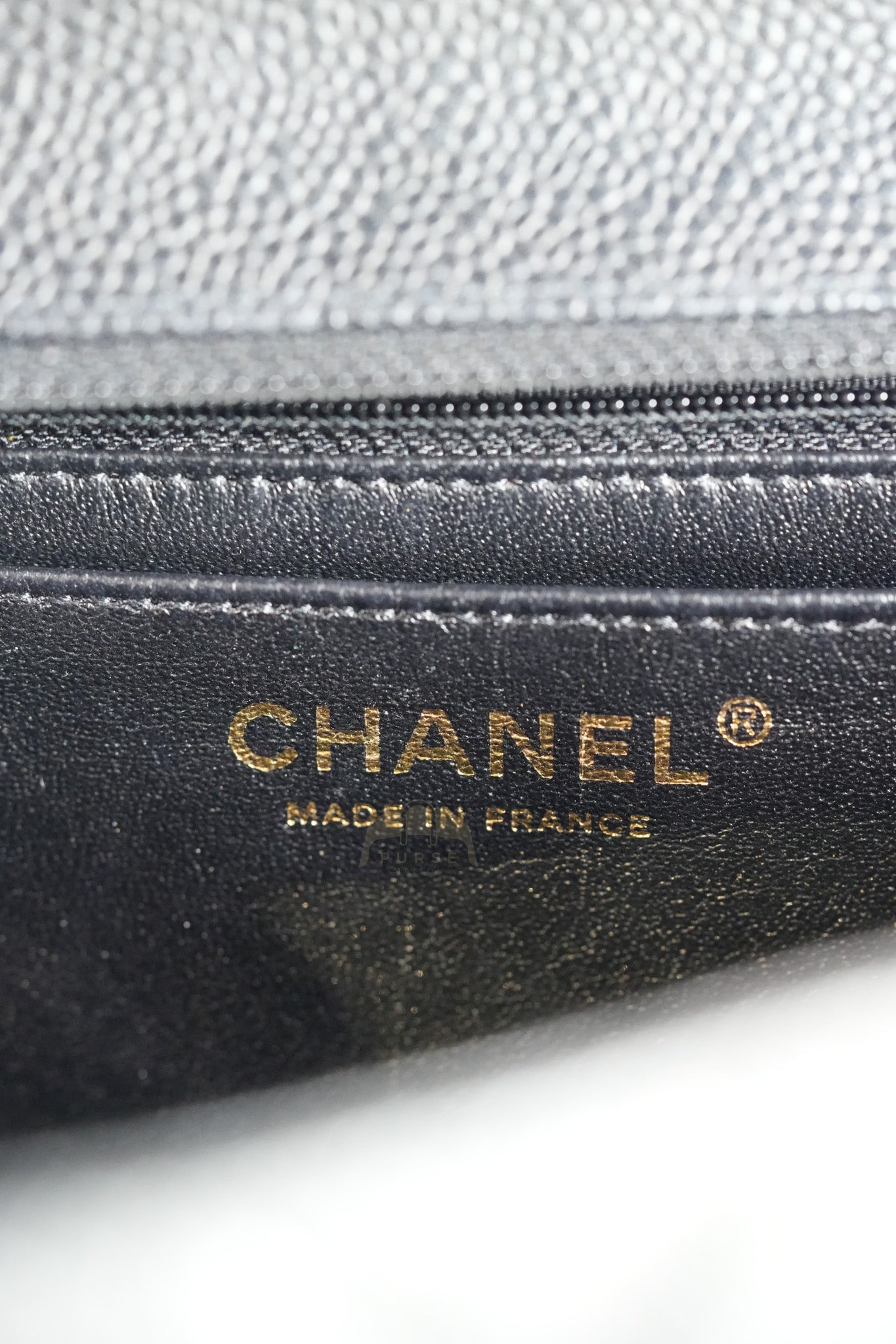 Classic Single Flap Jumbo in Black Caviar Leather Gold Hardware (Series 14) | Purse Maison Luxury Bags Shop