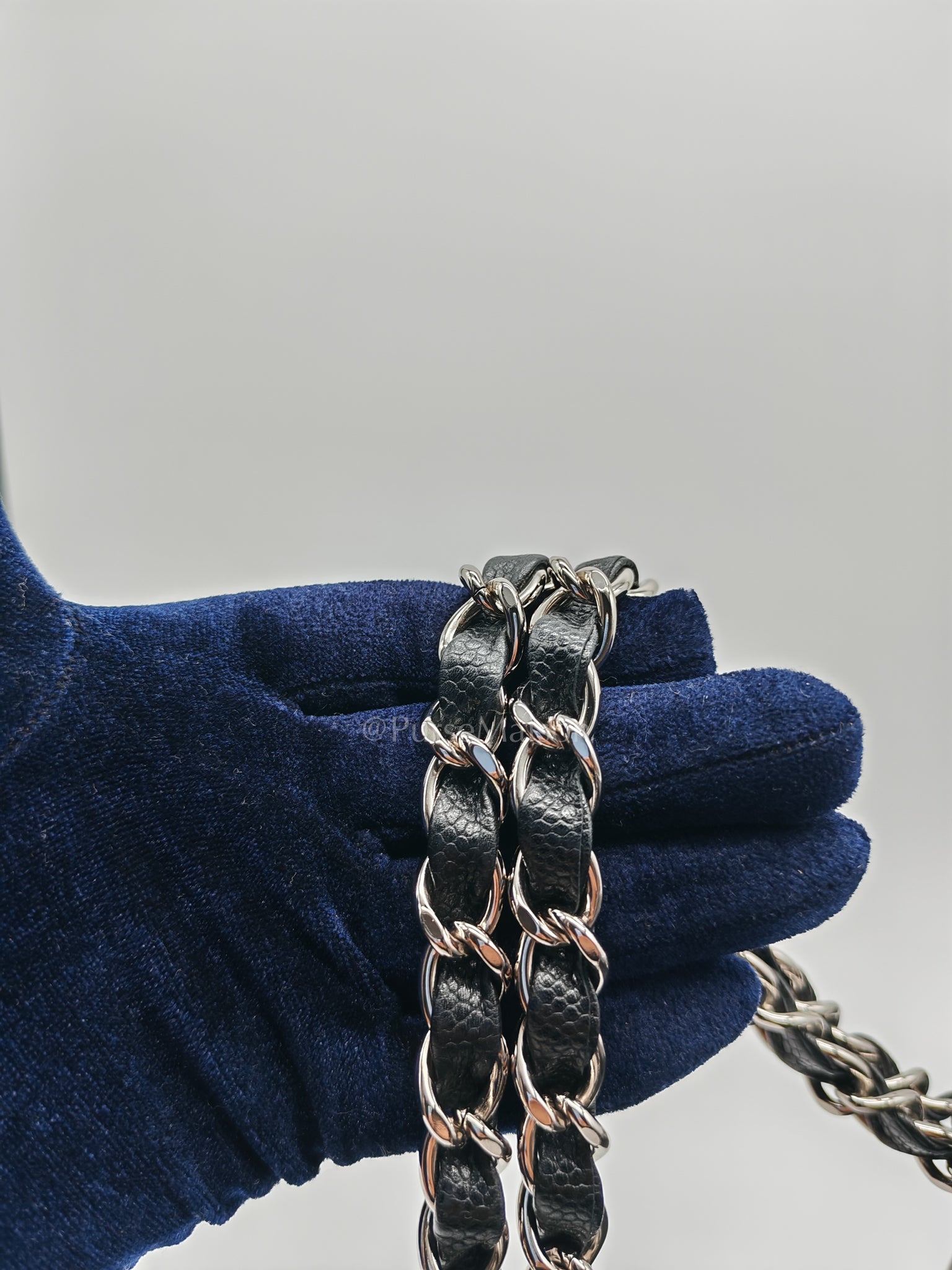 Classic Single Flap Jumbo in Black Caviar Leather in Silver Hardware Series 12 | Purse Maison Luxury Bags Shop