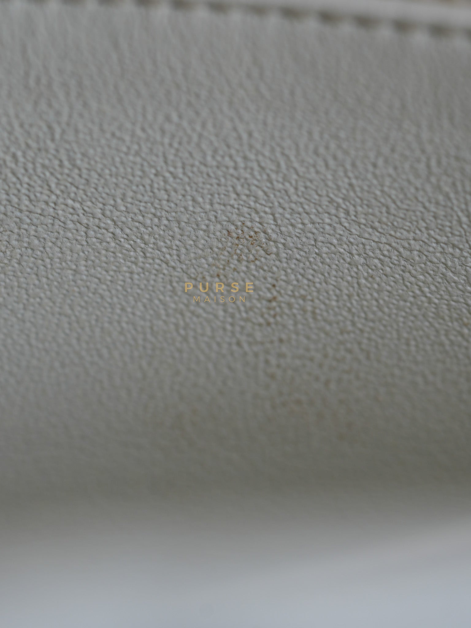 Classic Single Flap Jumbo in White Caviar Leather & Silver Hardware Series 10 | Purse Maison Luxury Bags Shop