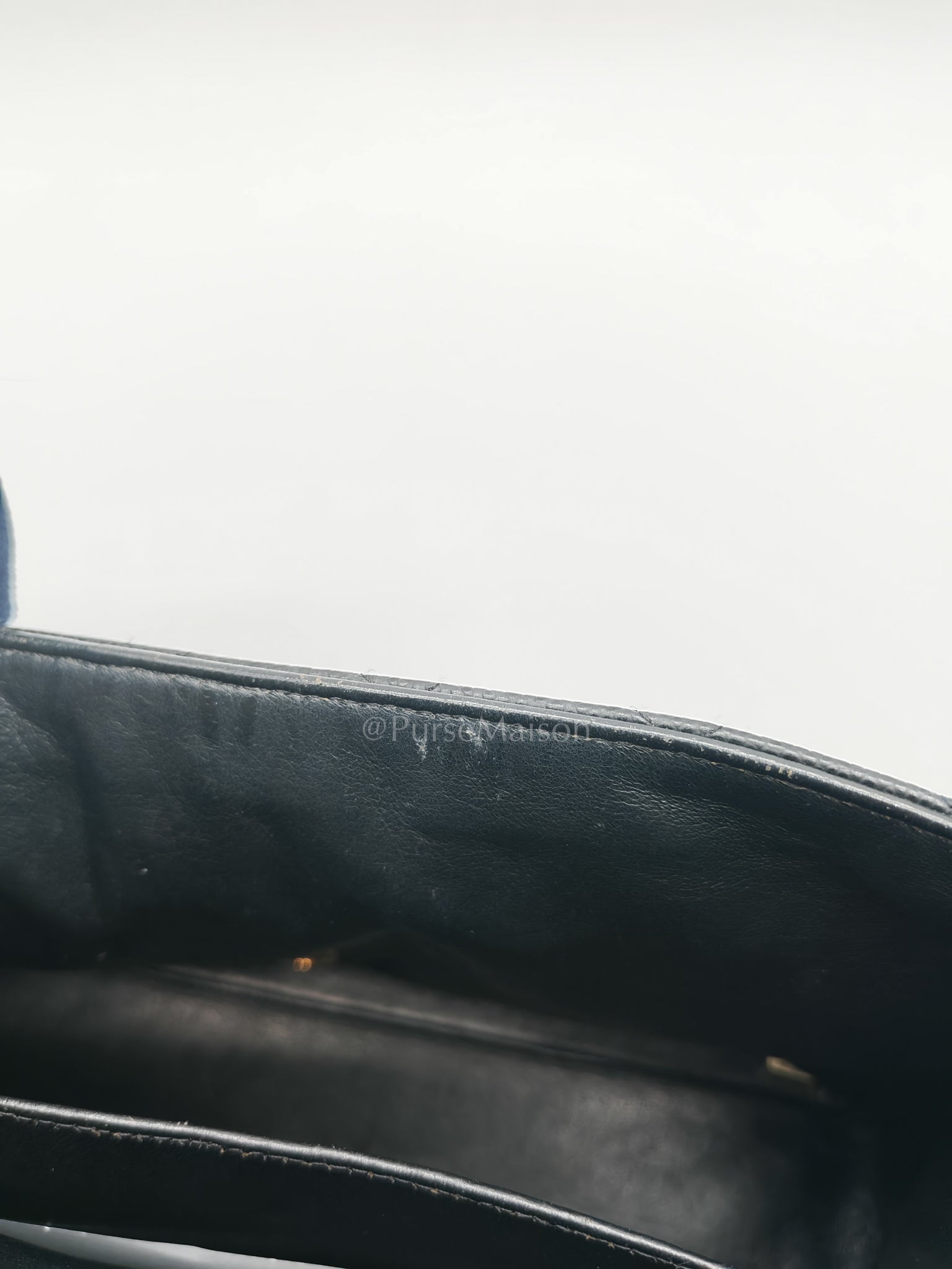 Classic Single Flap Maxi Black Caviar Leather in Gold Hardware (Series 13) | Purse Maison Luxury Bags Shop