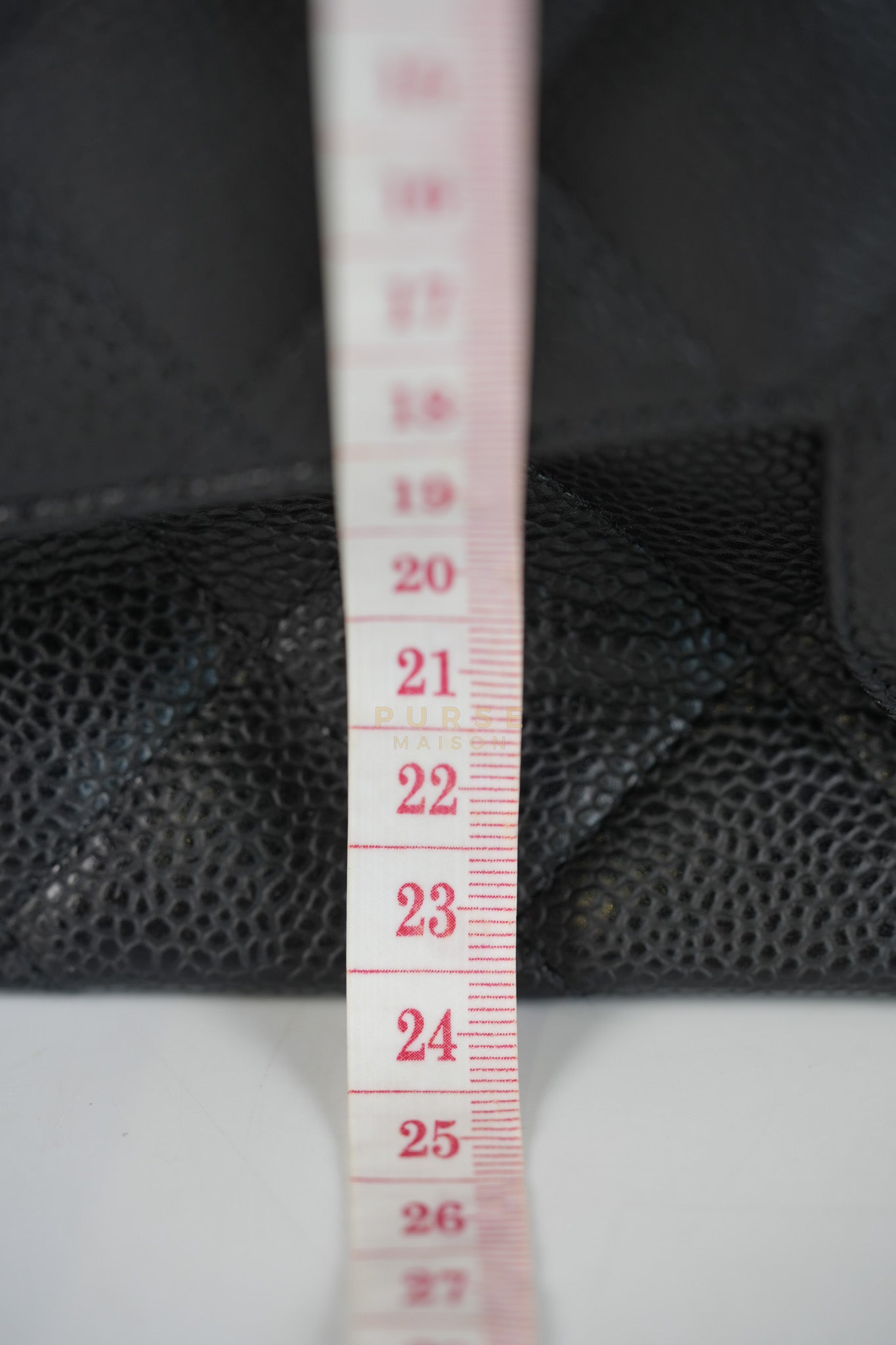 Classic Single Flap Maxi in Black Caviar Leather Gold Hardware (Series 13) | Purse Maison Luxury Bags Shop