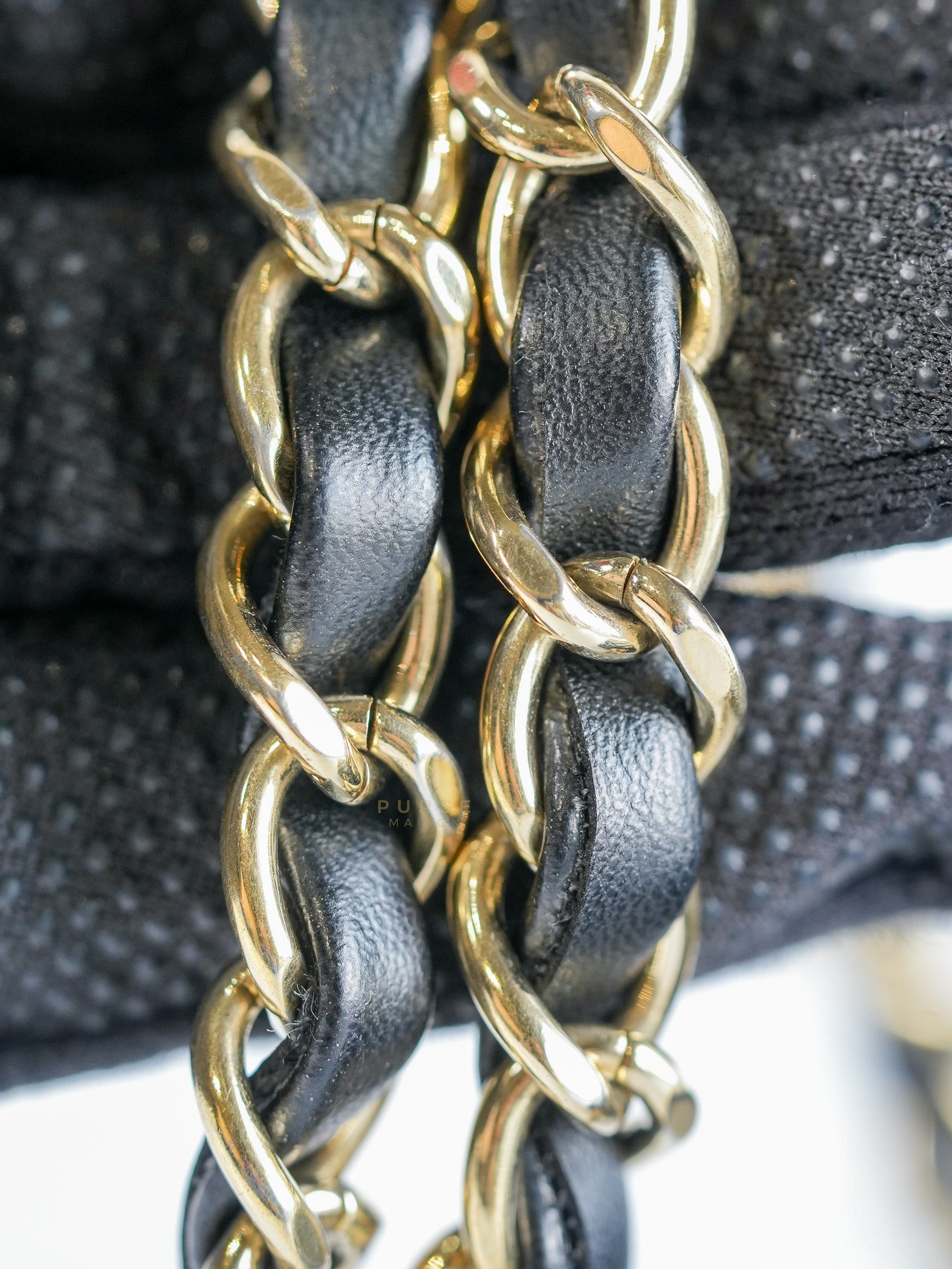 Classic Single Flap Medium Lambskin Leather and Gold Hardware Series 18 | Purse Maison Luxury Bags Shop