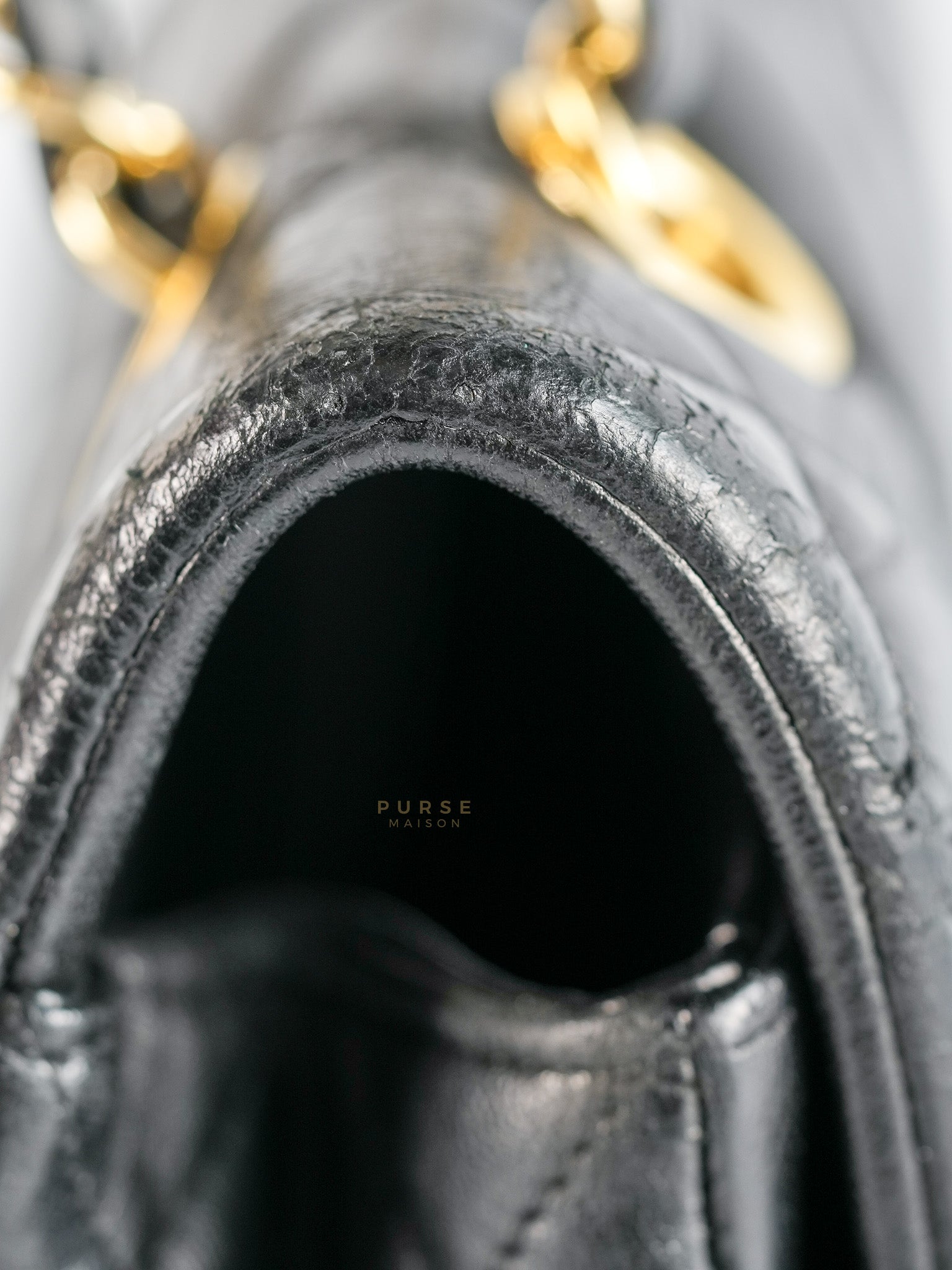 Classic Single Flap Medium Lambskin Leather and Gold Hardware Series 18 | Purse Maison Luxury Bags Shop