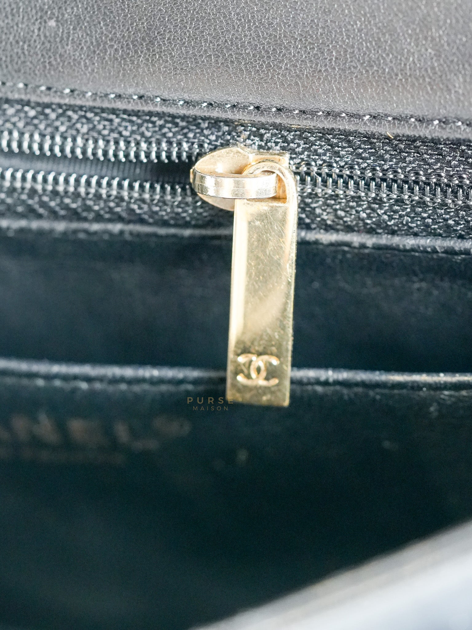 Classic Single Flap Medium Lambskin Leather and Gold Hardware Series 18 | Purse Maison Luxury Bags Shop