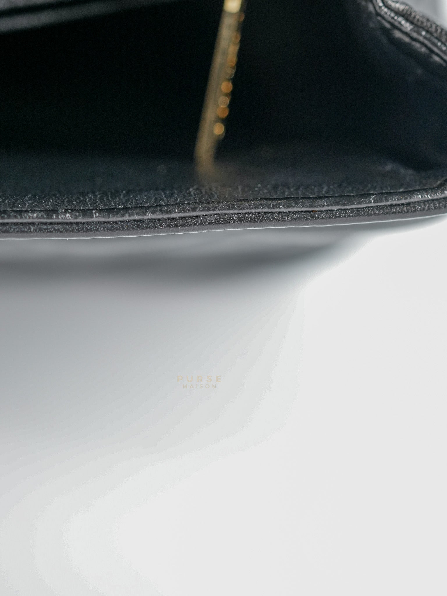 Classic Single Flap Medium Lambskin Leather and Gold Hardware Series 18 | Purse Maison Luxury Bags Shop