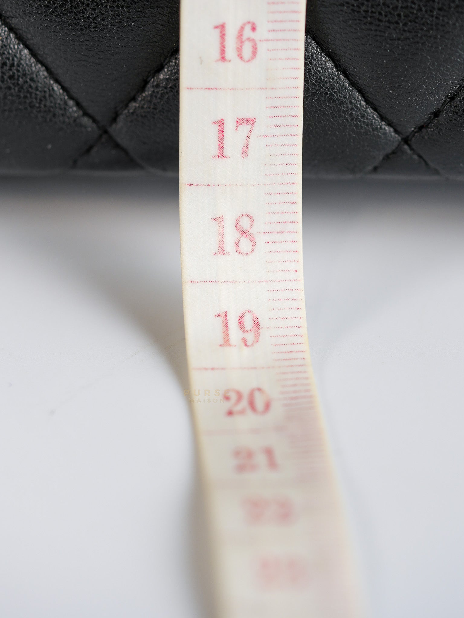 Classic Single Flap Medium Lambskin Leather and Gold Hardware Series 18 | Purse Maison Luxury Bags Shop