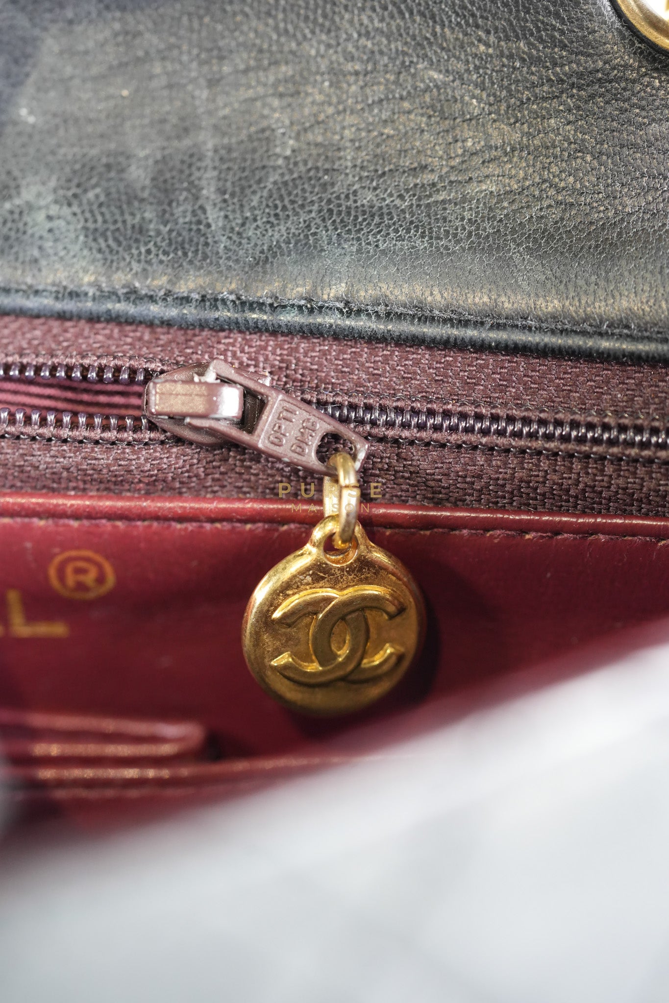 Classic Square Flap Bag in Black Quilted Lambskin Leather and 24k Gold Hardware Series 1 | Purse Maison Luxury Bags Shop