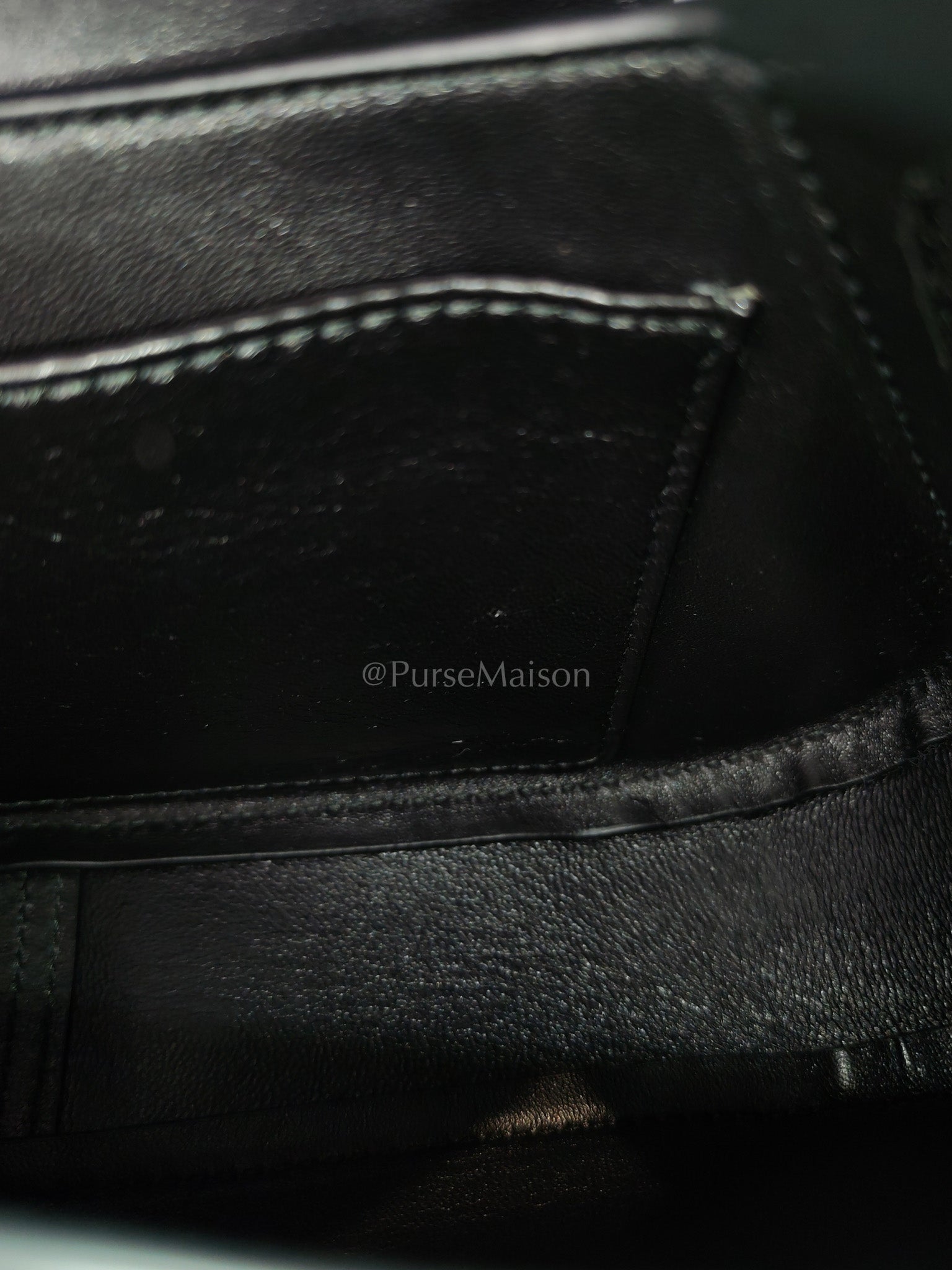 Cleo Logo Plaque Shoulder Bag in Nero/black Calfskin Leather Gold Hardware | Purse Maison Luxury Bags Shop