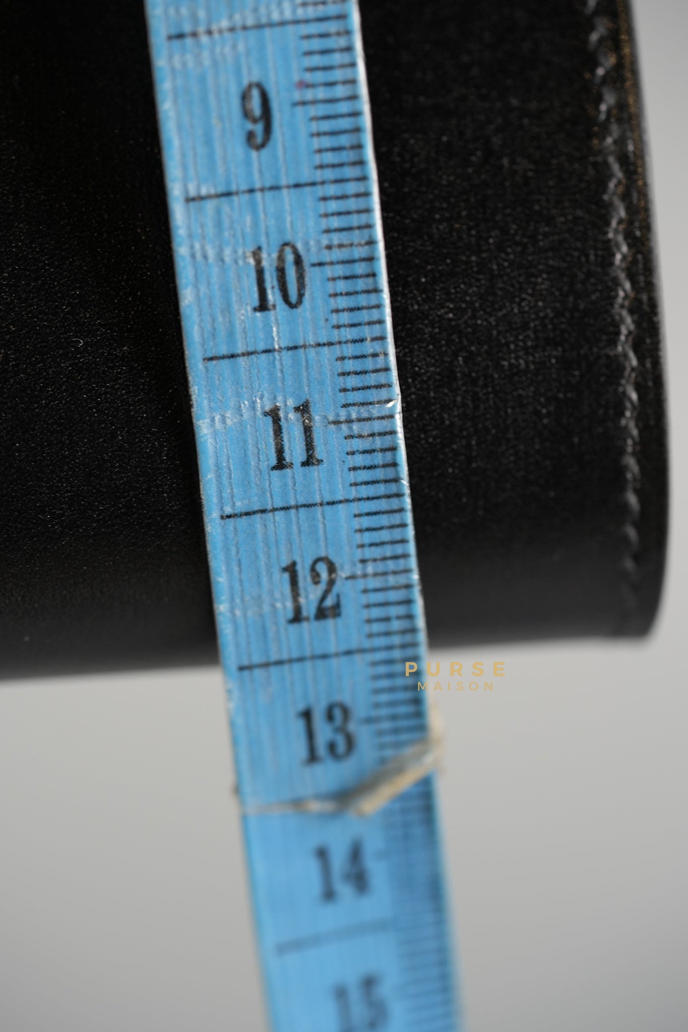 Clic 12 Portefeuille in Noir Veau Box Calf and Palladium Hardware Stamp C | Purse Maison Luxury Bags Shop