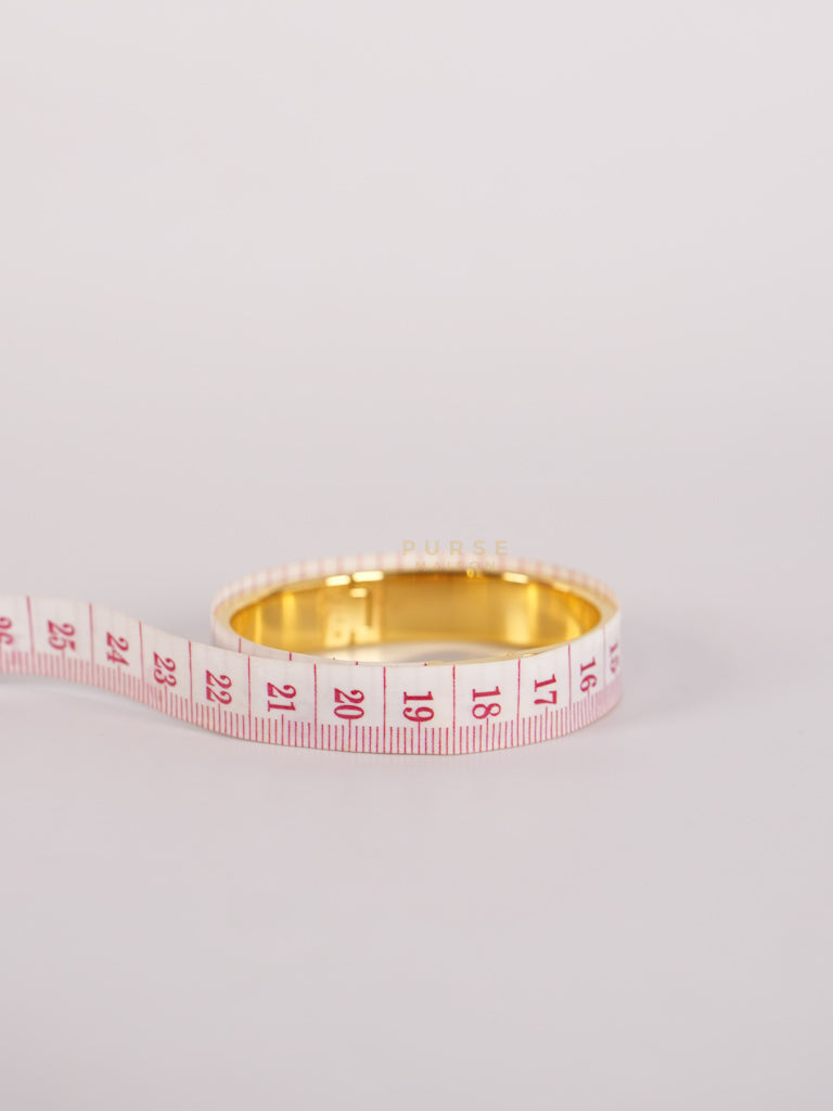 Clic Cadenas PM Maroon Glace Gold Hardware Bangle | Purse Maison Luxury Bags Shop