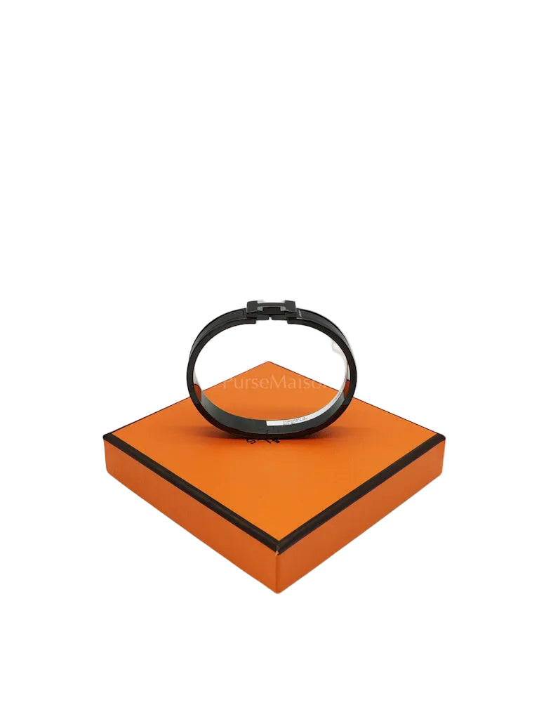 Clic H GM in So Black Matte Hardware Bangle | Purse Maison Luxury Bags Shop