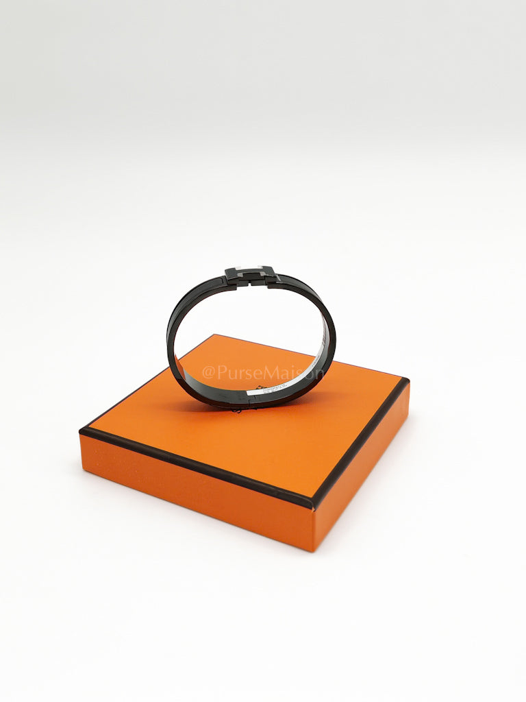 Clic H GM in So Black Matte Hardware Bangle | Purse Maison Luxury Bags Shop