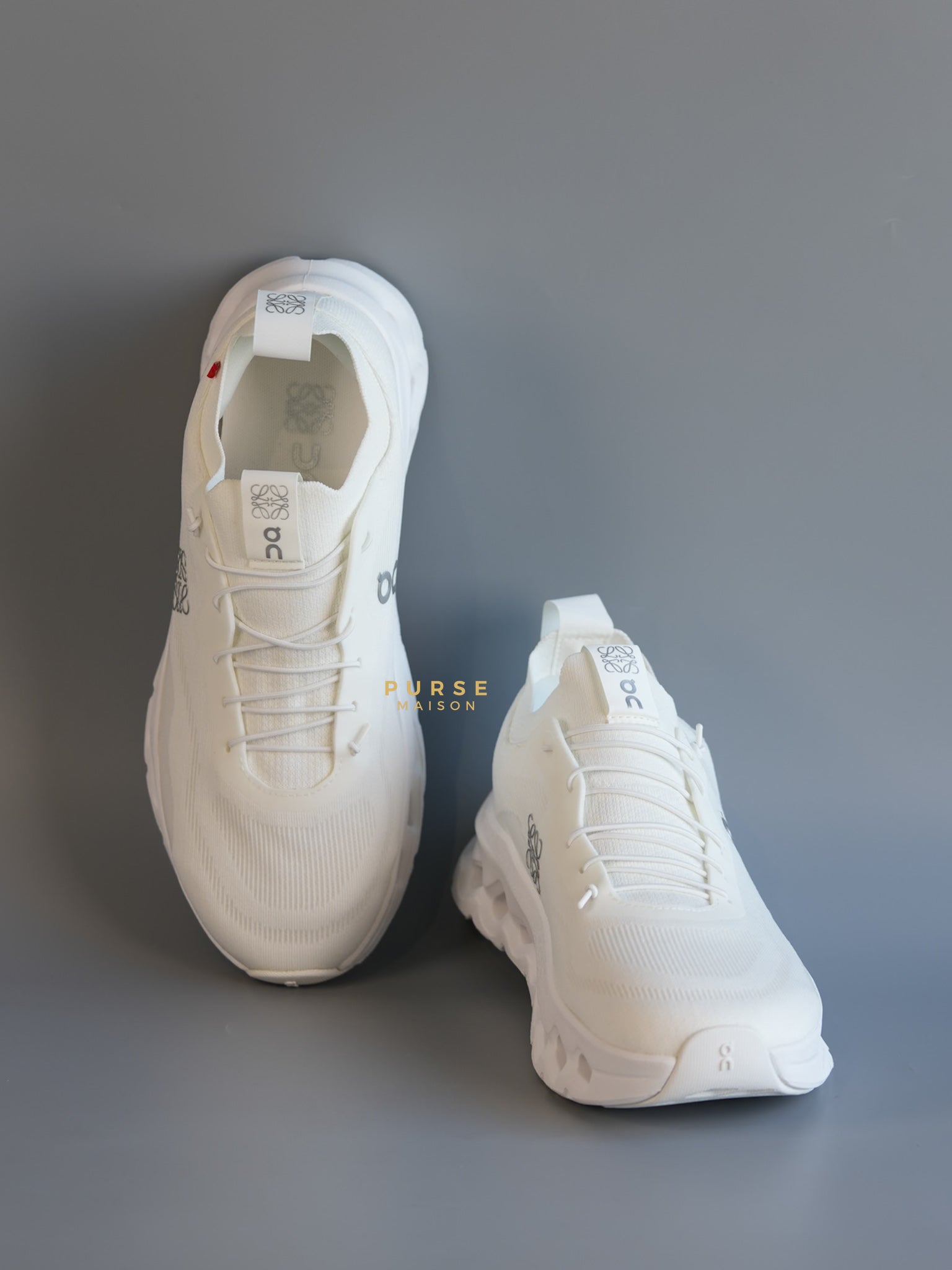 Cloudtilt All White Sneakers Size 42 EU (26cm) | Purse Maison Luxury Bags Shop