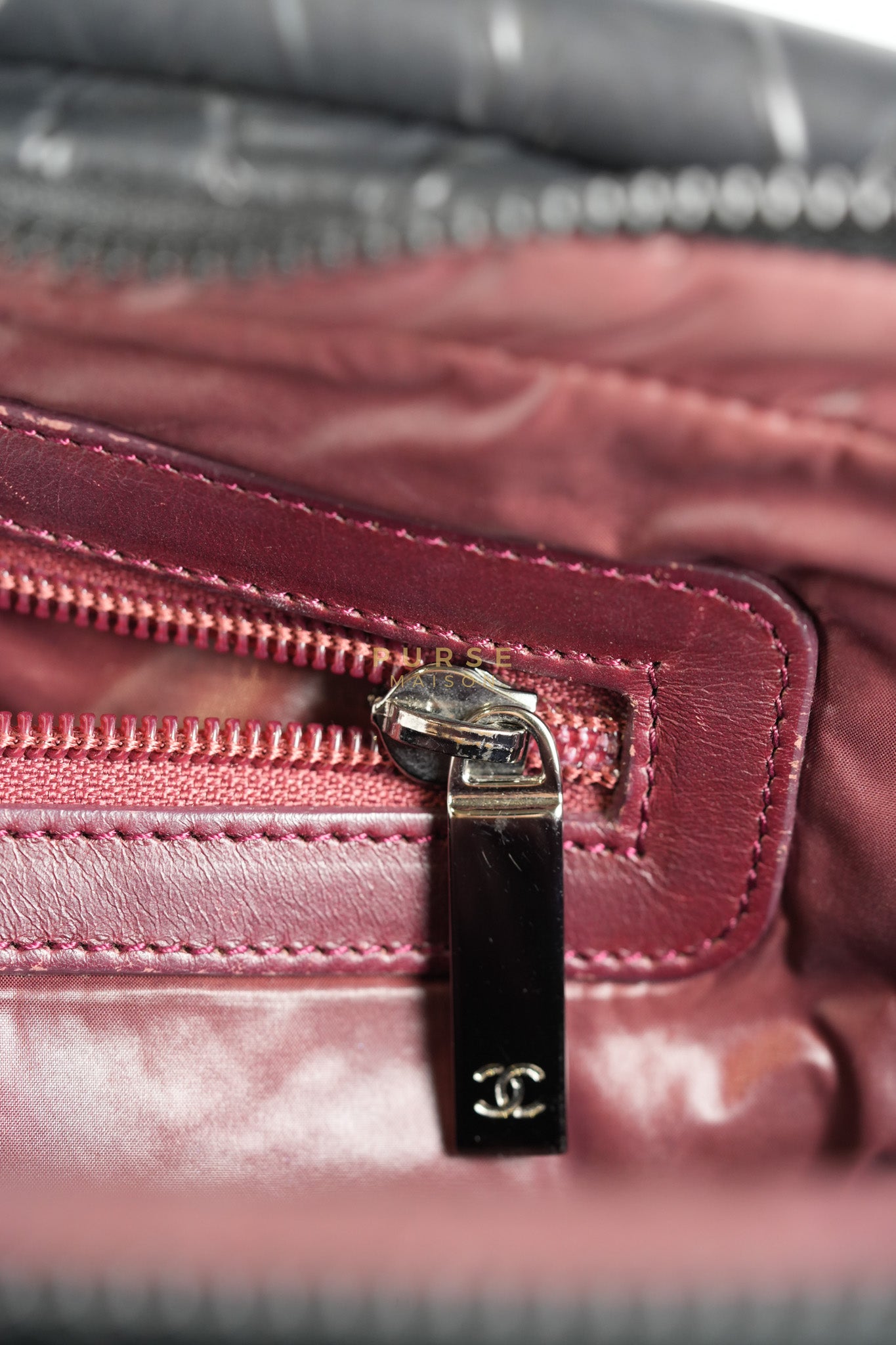 Coco Cocoon Tote Bag in Black Quilted Nylon Series 13 | Purse Maison Luxury Bags Shop