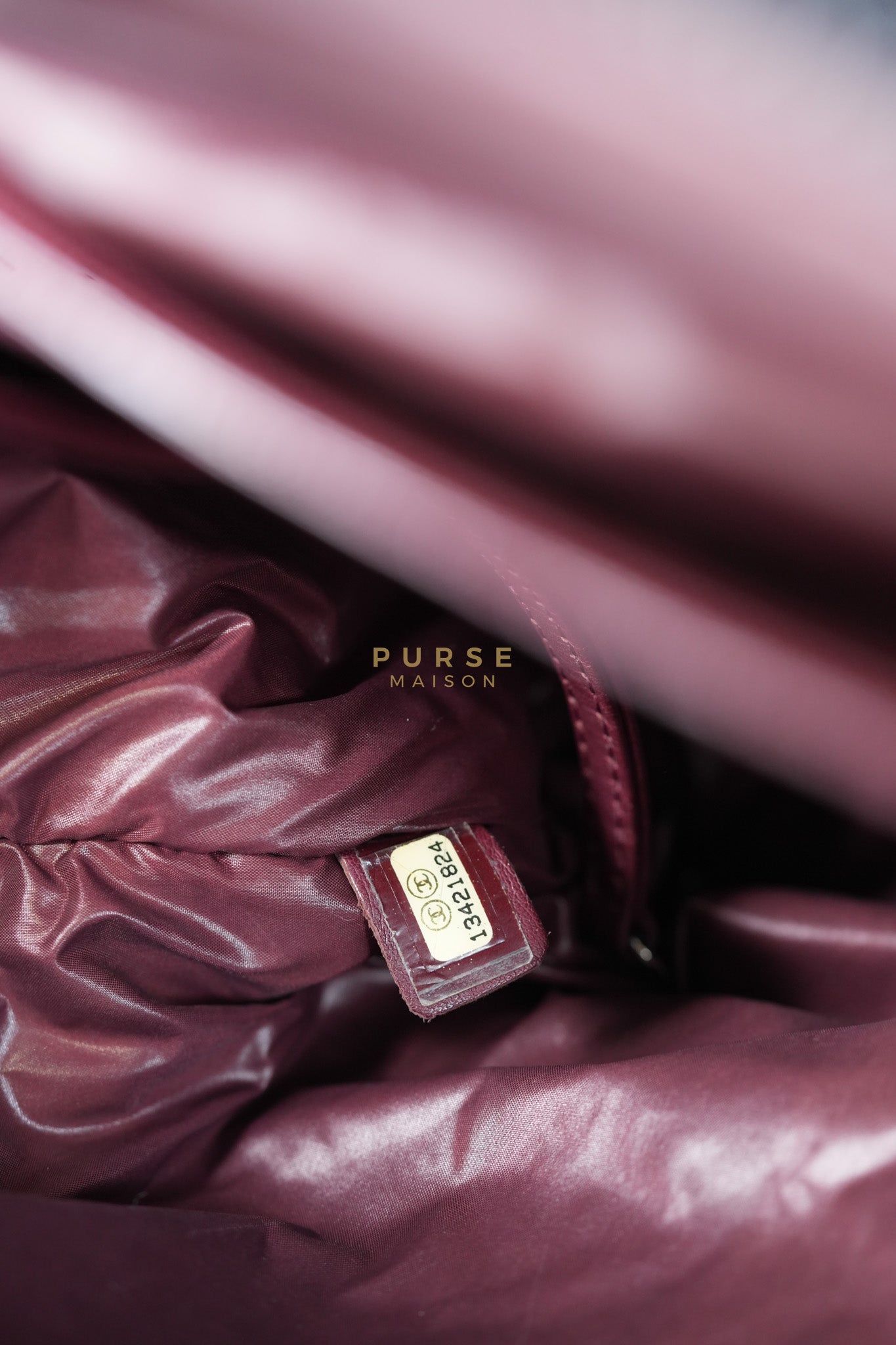 Coco Cocoon Tote Bag in Black Quilted Nylon Series 13 | Purse Maison Luxury Bags Shop