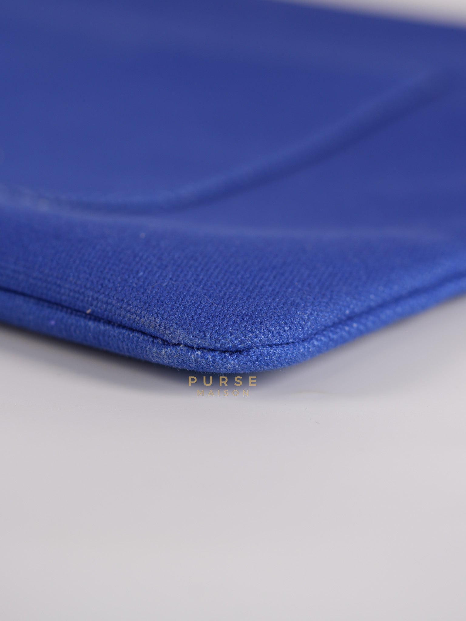 Coco Cruise O-Case Zip Pouch in Dark Blue Ruthenium Hardware Series 26 | Purse Maison Luxury Bags Shop