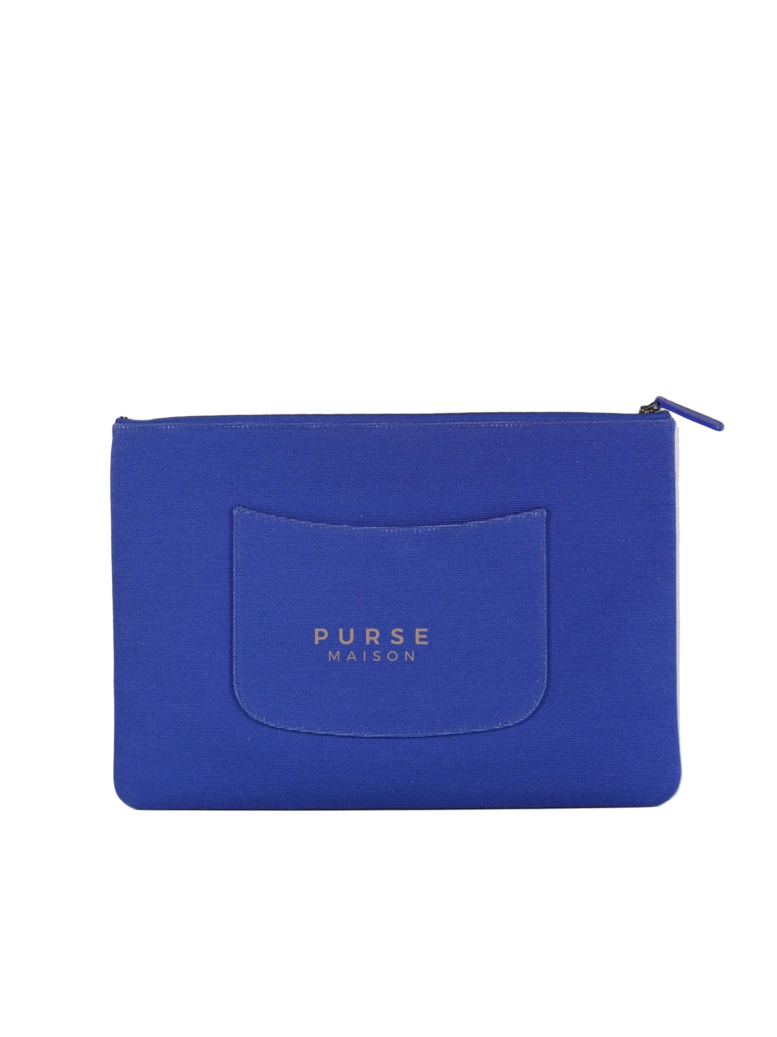 Coco Cruise O-Case Zip Pouch in Dark Blue Ruthenium Hardware Series 26 | Purse Maison Luxury Bags Shop