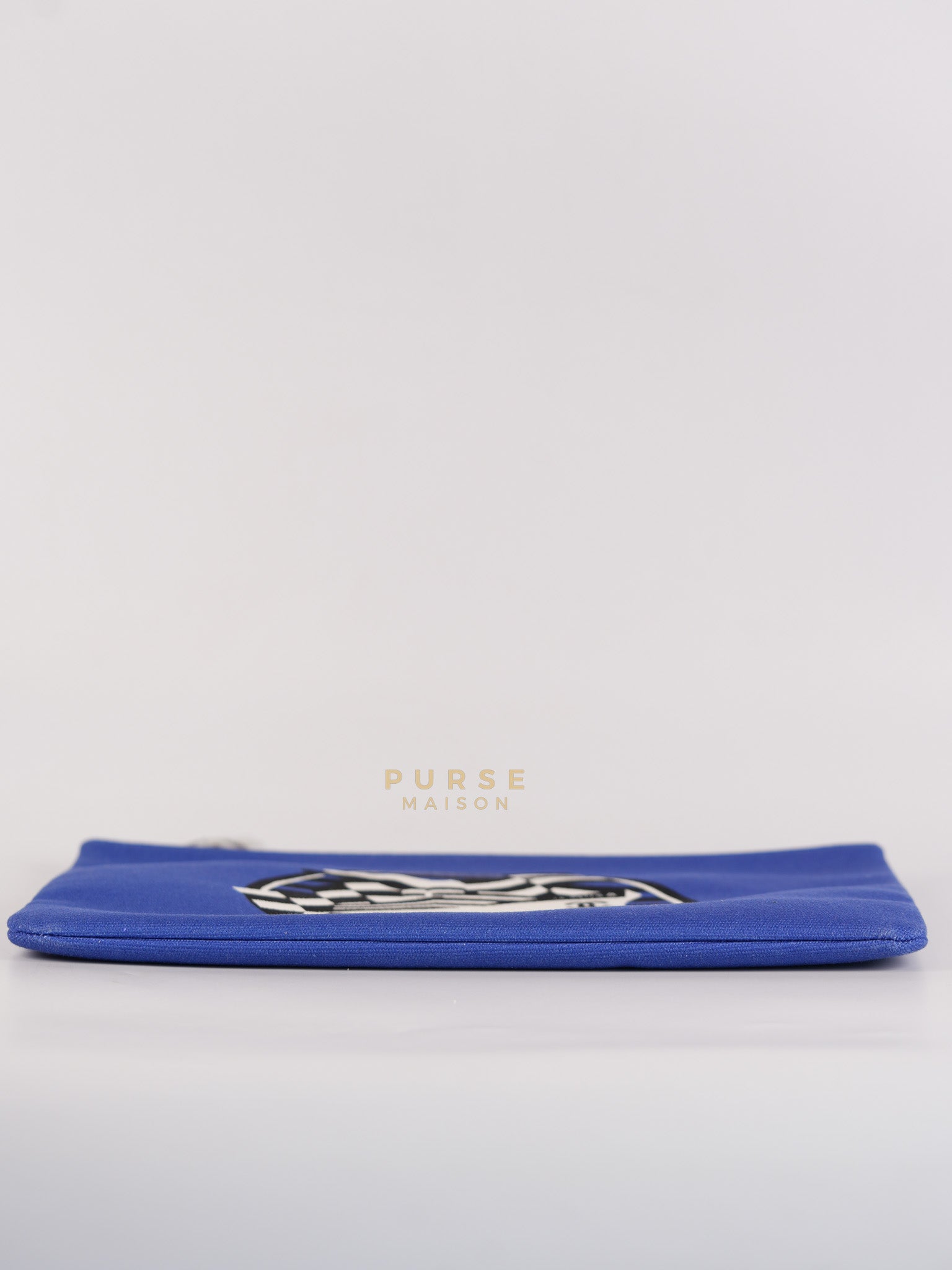 Coco Cruise O-Case Zip Pouch in Dark Blue Ruthenium Hardware Series 26 | Purse Maison Luxury Bags Shop