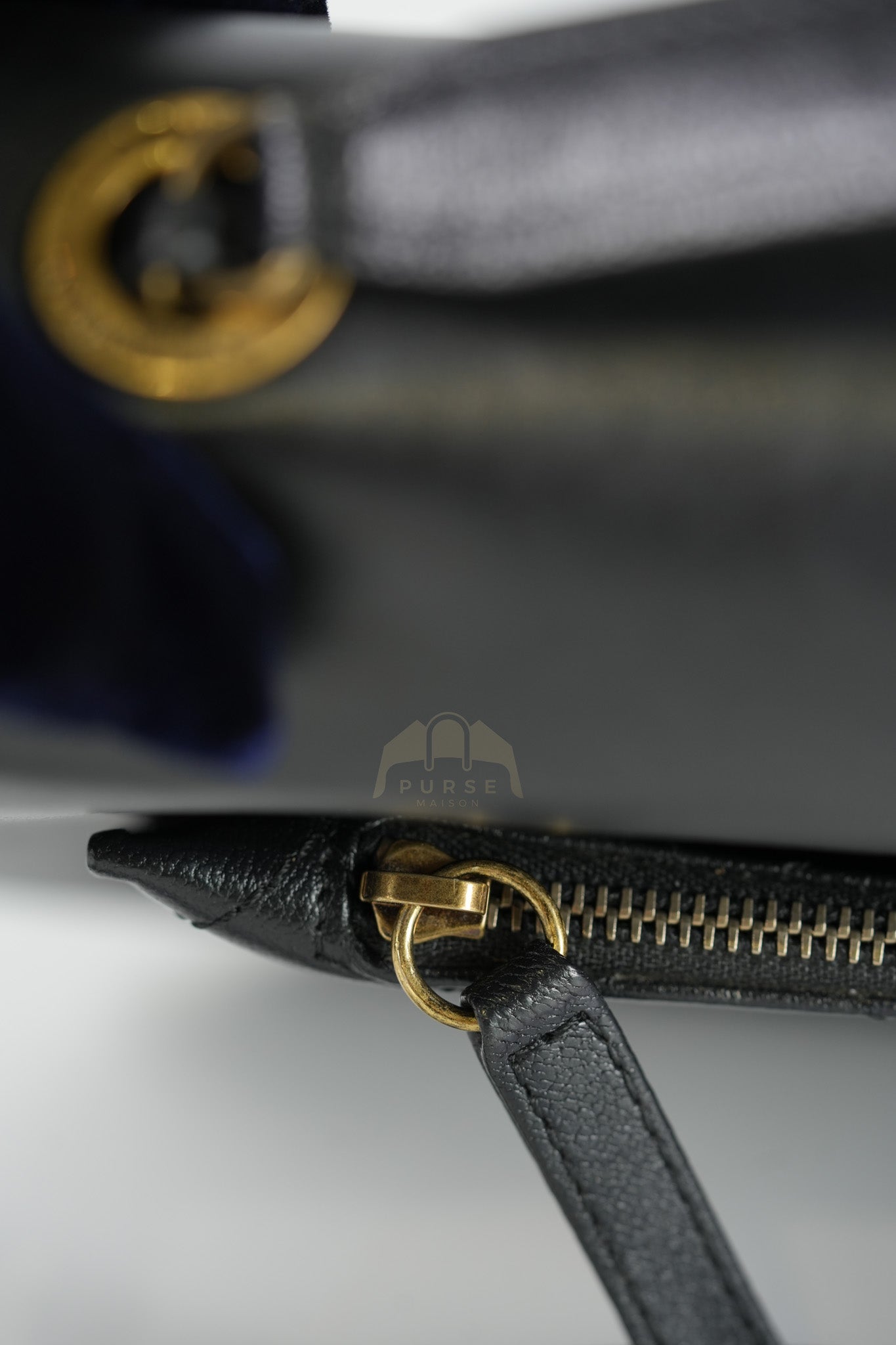 Coco Curve Flap Bag Medium in Black Calfskin Leather & Aged Gold Hardware Series 24 | Purse Maison Luxury Bags Shop