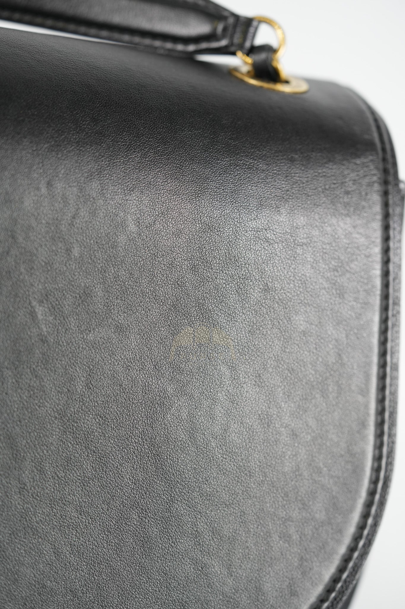 Coco Curve Flap Bag Medium in Black Calfskin Leather & Aged Gold Hardware Series 24 | Purse Maison Luxury Bags Shop