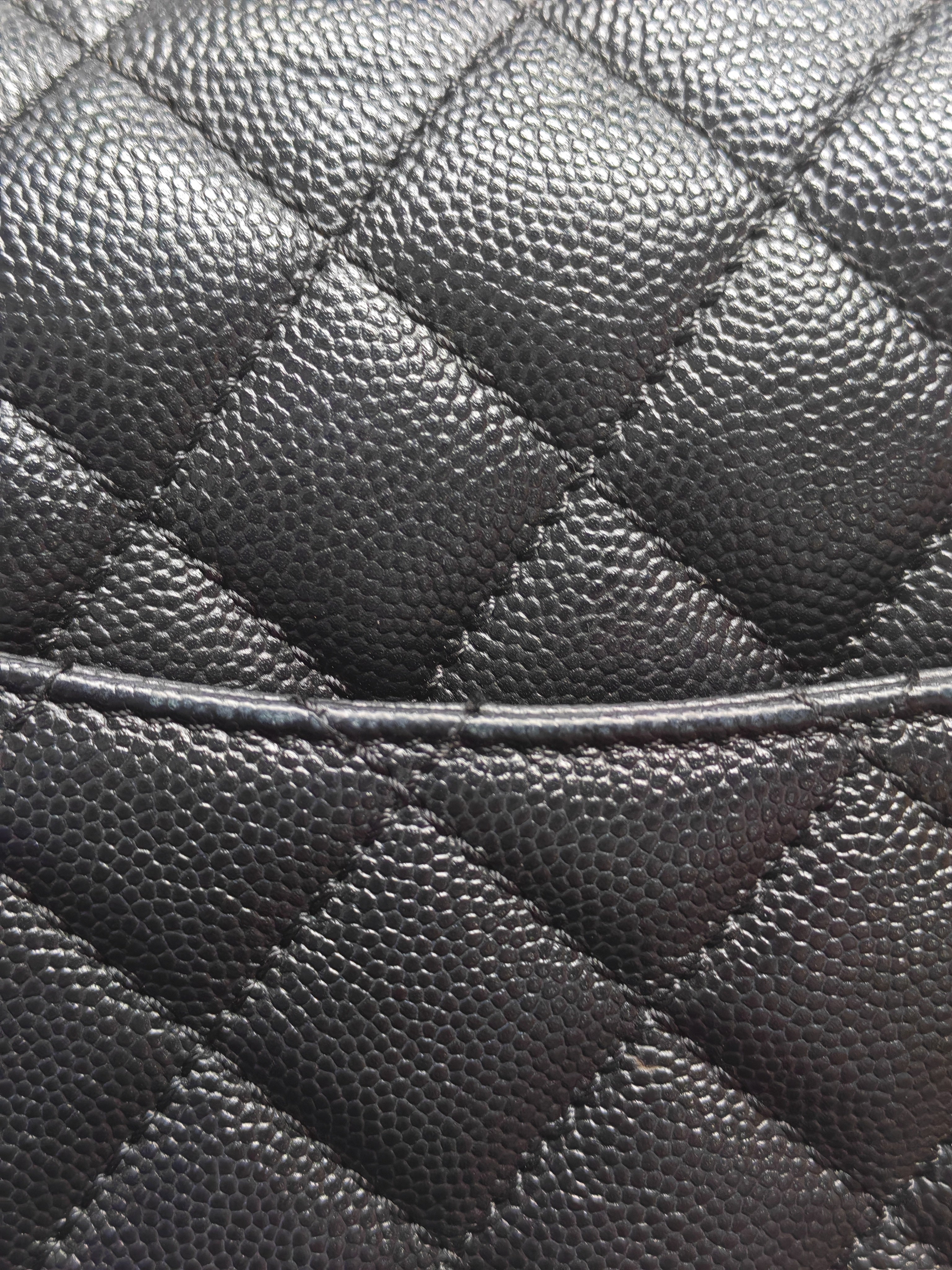 Coco Handle Medium in Black Caviar Leather Aged Gold Hardware Series 24 | Purse Maison Luxury Bags Shop