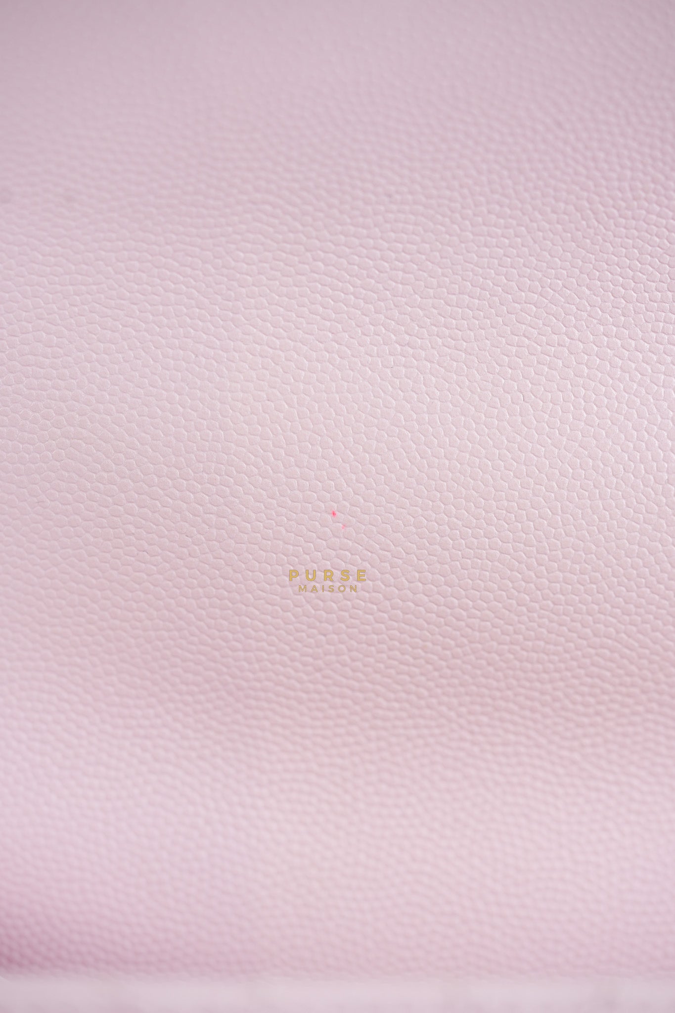 Coco Handle Medium Pink Caviar Leather (Microchip) | Purse Maison Luxury Bags Shop