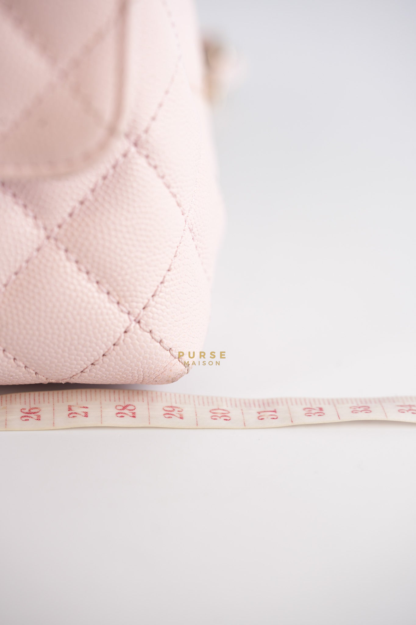 Coco Handle Medium Pink Caviar Leather (Microchip) | Purse Maison Luxury Bags Shop