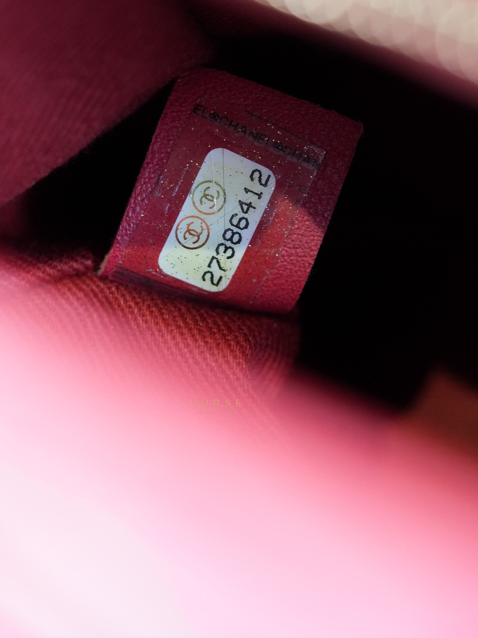 Coco Handle Medium in Red Quilted Caviar Leather Aged Gold Hardware (Series 27) | Purse Maison Luxury Bags Shop