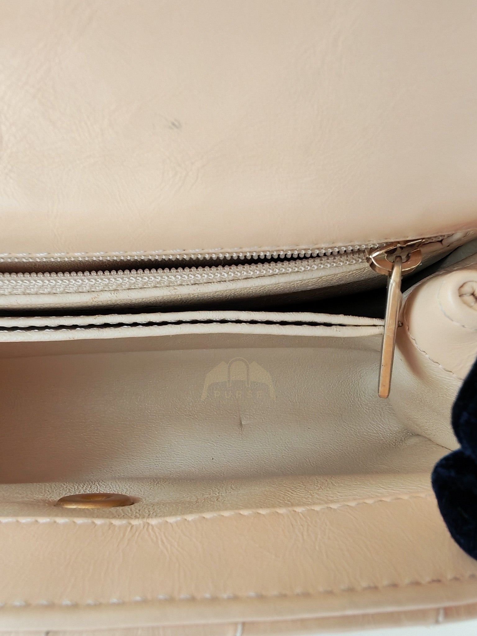 Coco Handle Small in Beige Lizard Embossed Handle & Aged Gold Hardware(Series 25) | Purse Maison Luxury Bags Shop