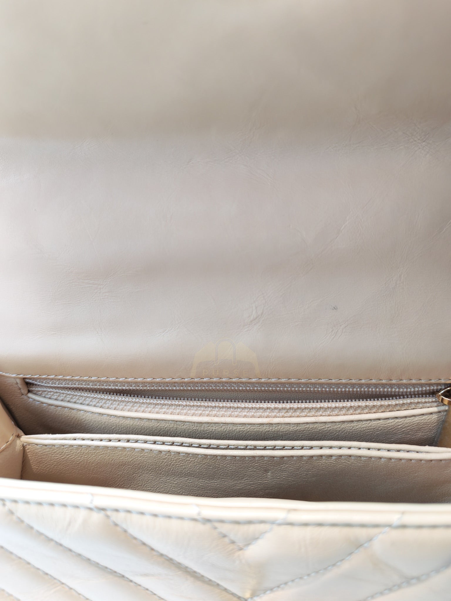 Coco Handle Small in Beige Lizard Embossed Handle & Aged Gold Hardware(Series 25) | Purse Maison Luxury Bags Shop