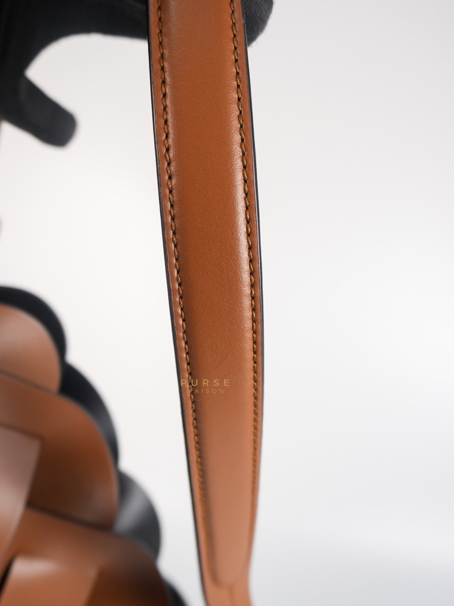 Cognac Borsa A Mano in Pelle Vitello Intreccio Shoulder Bag | Purse Maison Luxury Bags Shop