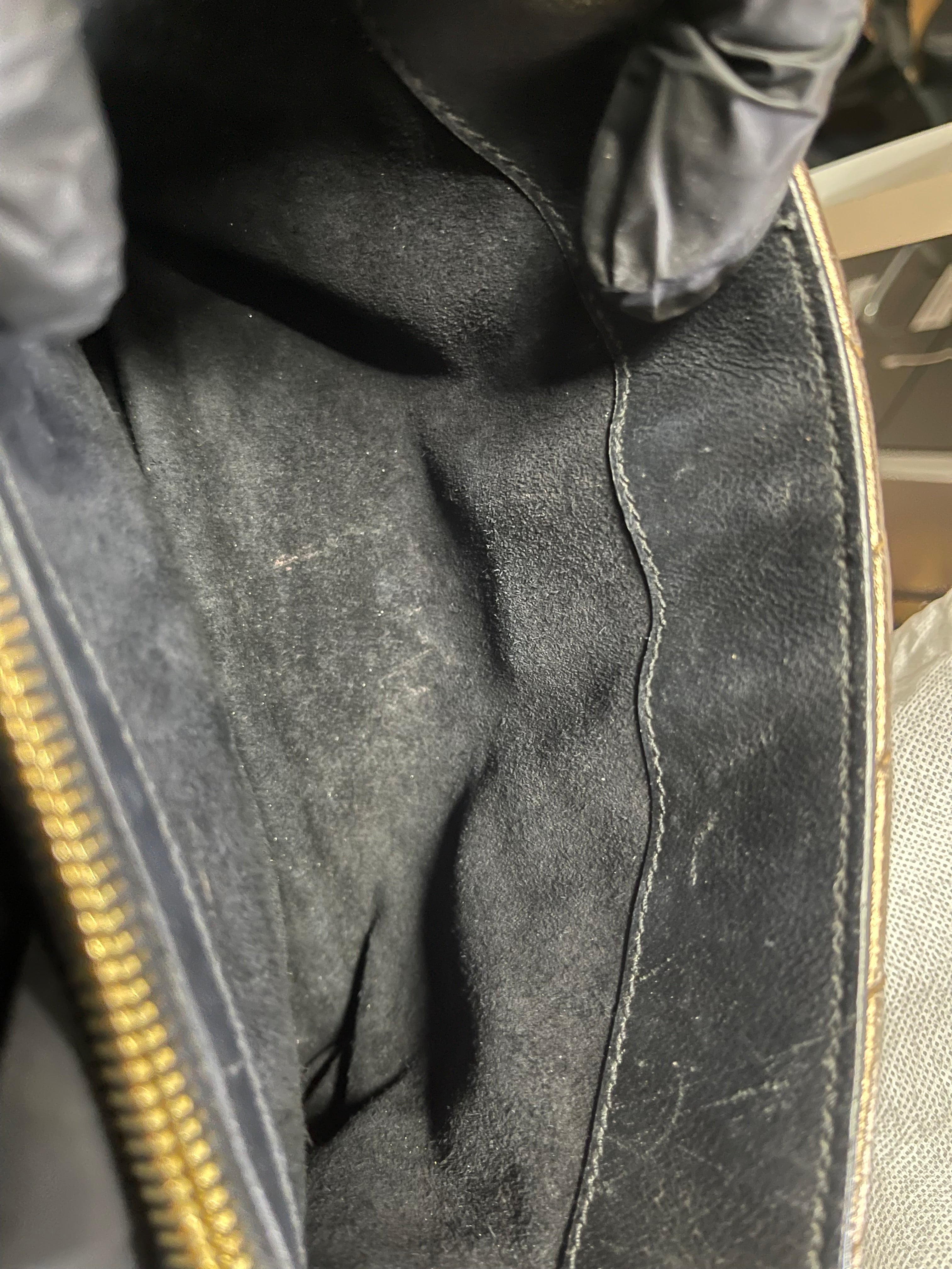 College Metallic Calfskin Matelasse Chevron Monogram Chain Bag | Purse Maison Luxury Bags Shop