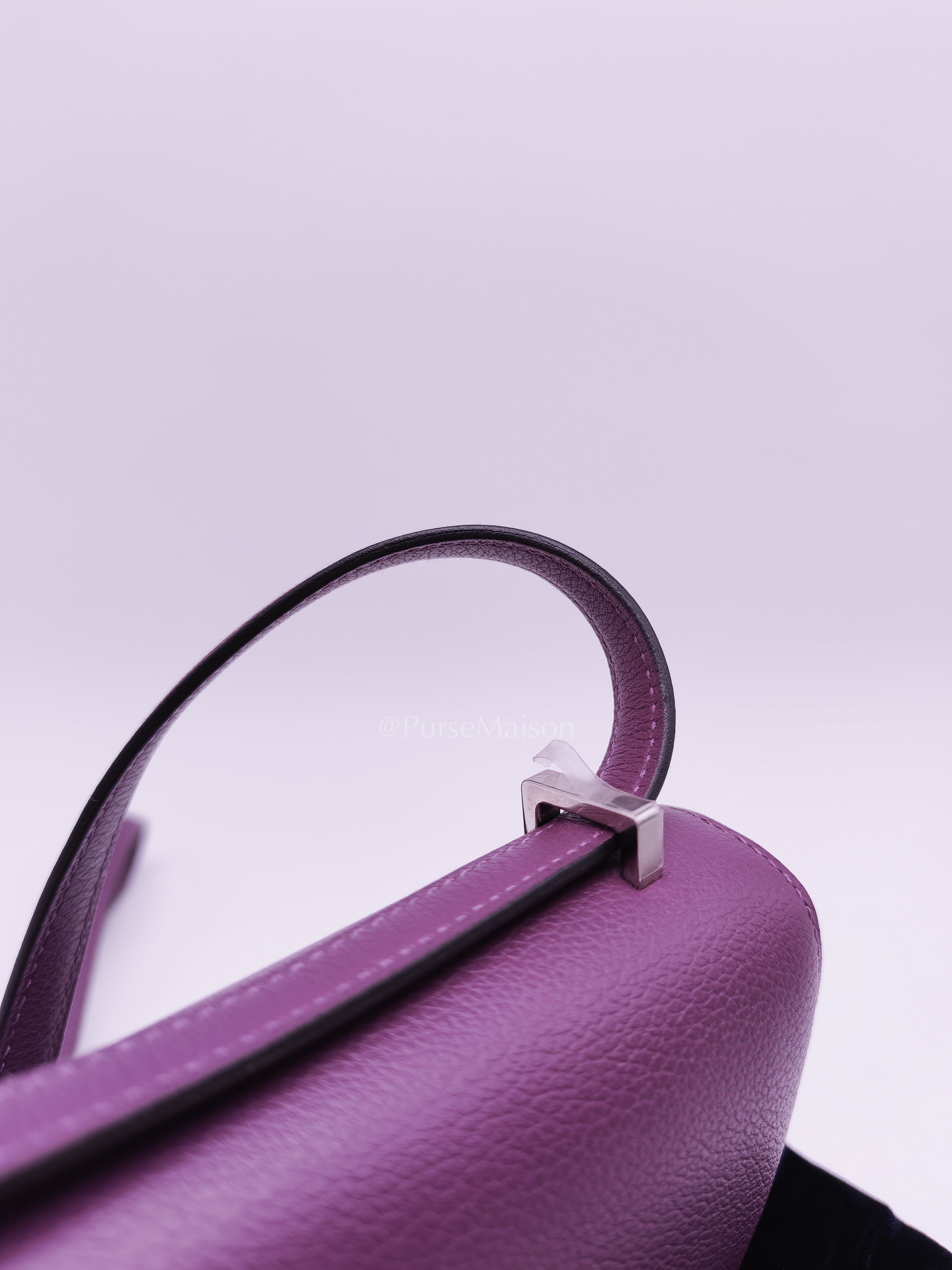 Constance 18 in Anemone Evercolor Leather & Palladium Hardware Stamp D (2019) | Purse Maison Luxury Bags Shop