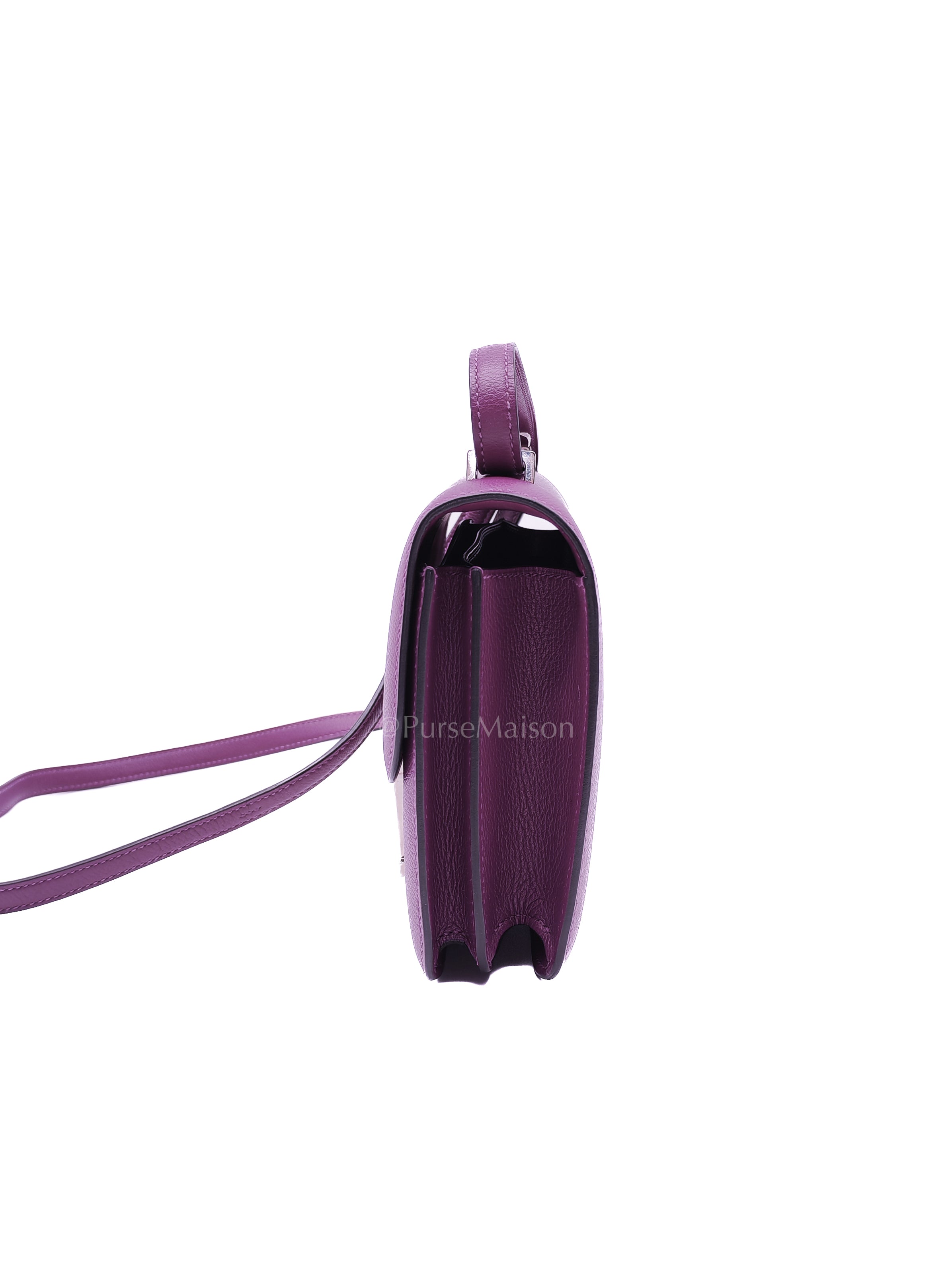 Constance 18 in Anemone Evercolor Leather & Palladium Hardware Stamp D (2019) | Purse Maison Luxury Bags Shop